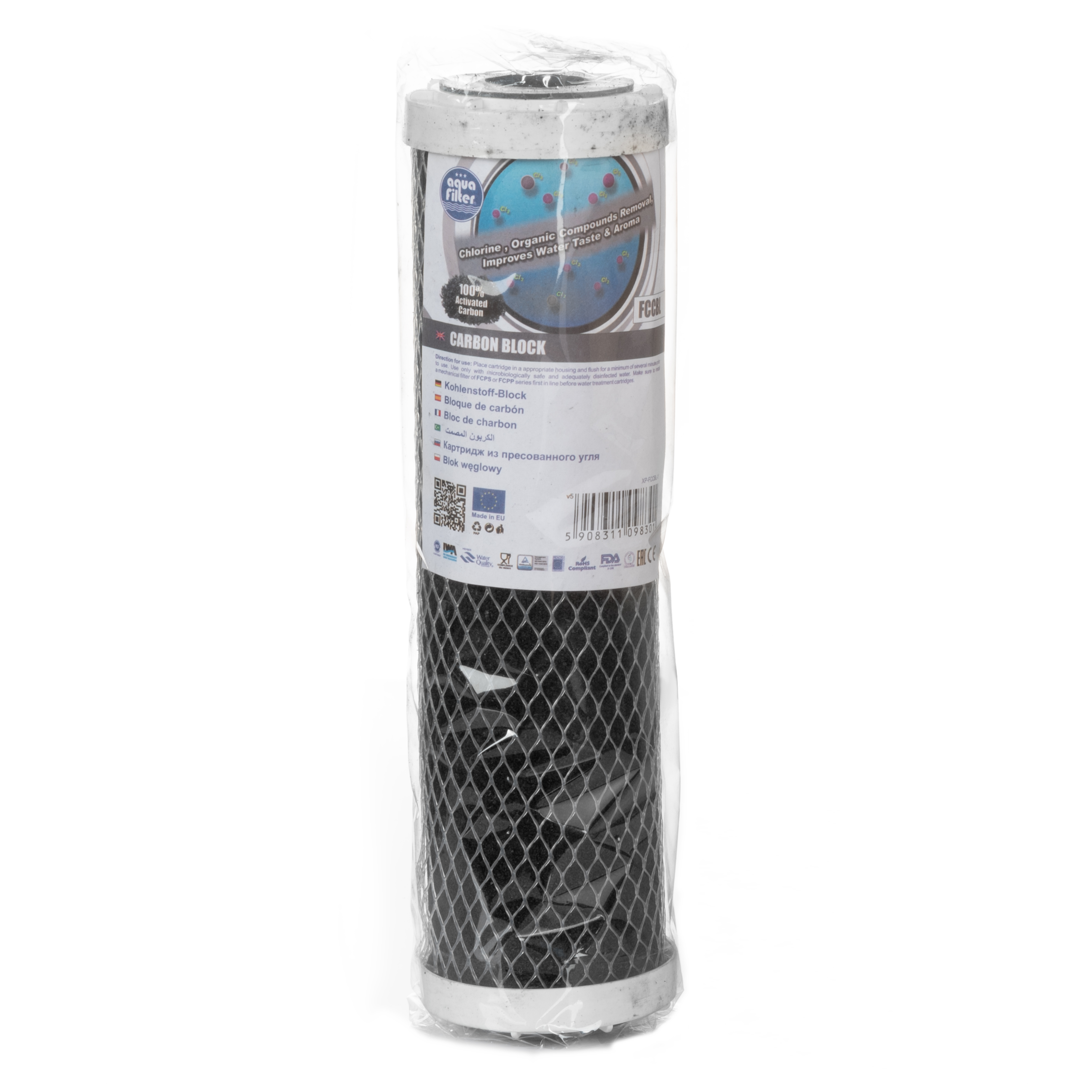 Купити картридж для фільтра Aquafilter FCCBL 10х2,5 (вугілля)  в Запоріжжі
