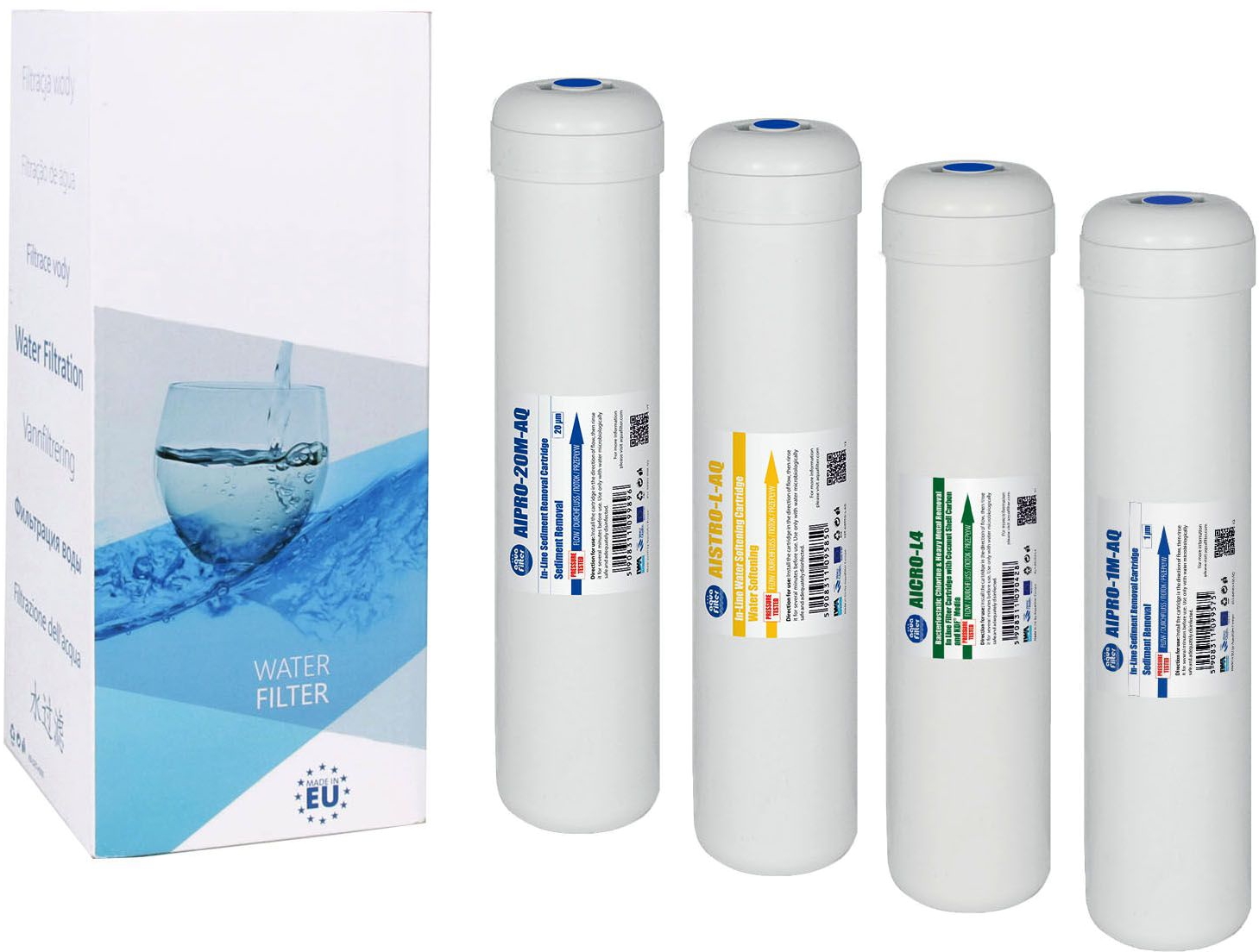 Комплект картриджей Aquafilter для фильтров Aquafilter EXCITO-ST-CRT