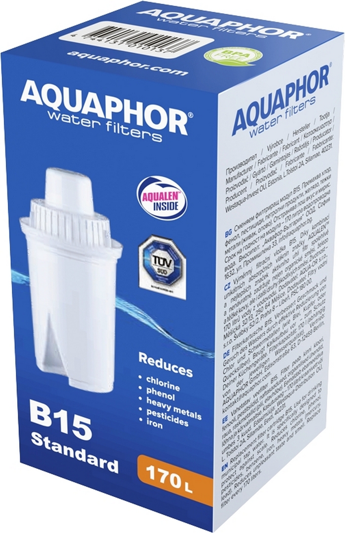 Ціна картридж аквафор для фільтра-глечика Aquaphor B100-15 в Києві