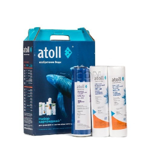 Характеристики комплект картриджей atoll для фильтров Atoll ЭКО №203