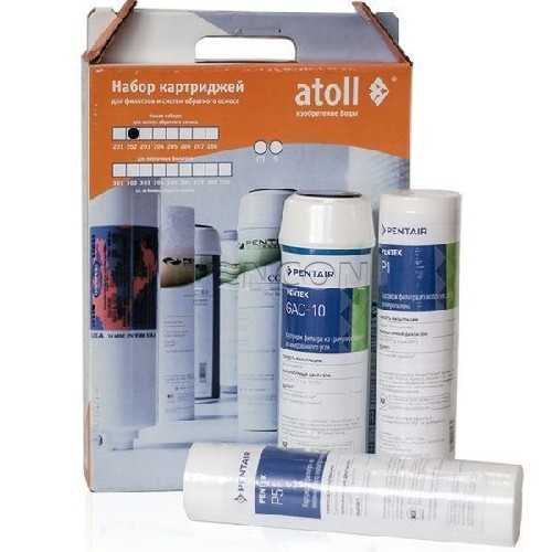 Купить комплект картриджей atoll для фильтров Atoll 202 в Киеве
