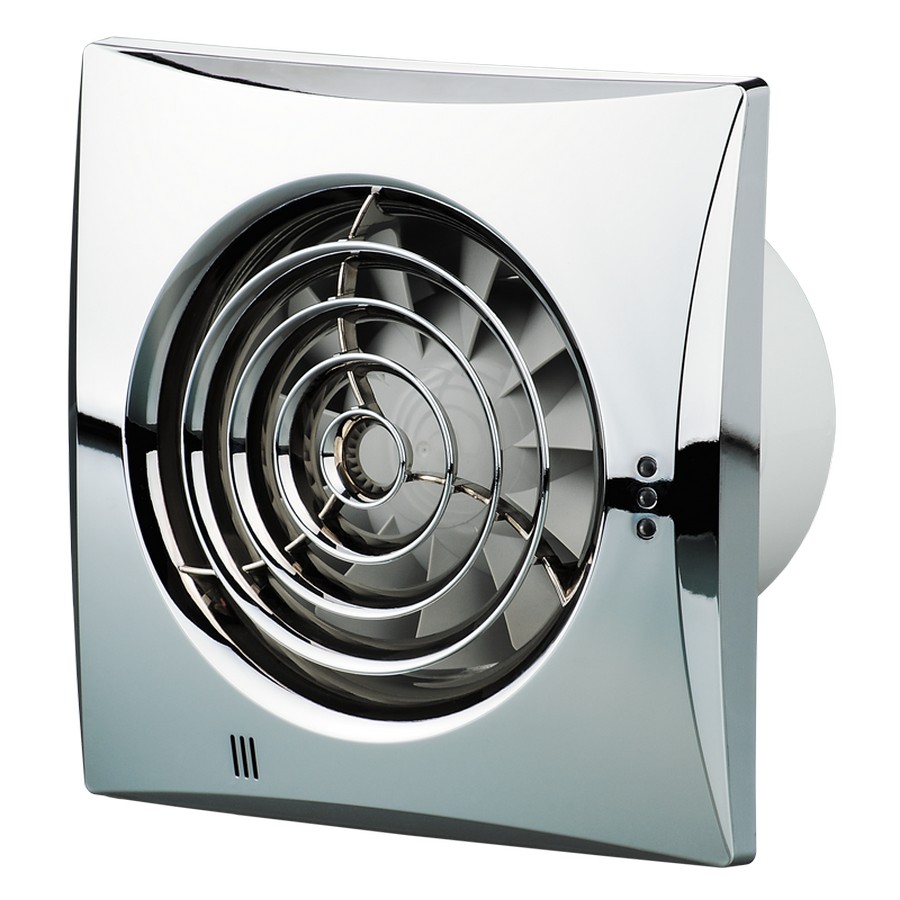 Витяжний вентилятор Вентс 100 Квайт 12 хром в інтернет-магазині, головне фото