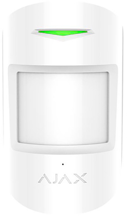 Датчик руху і розбиття скла Ajax CombiProtect White