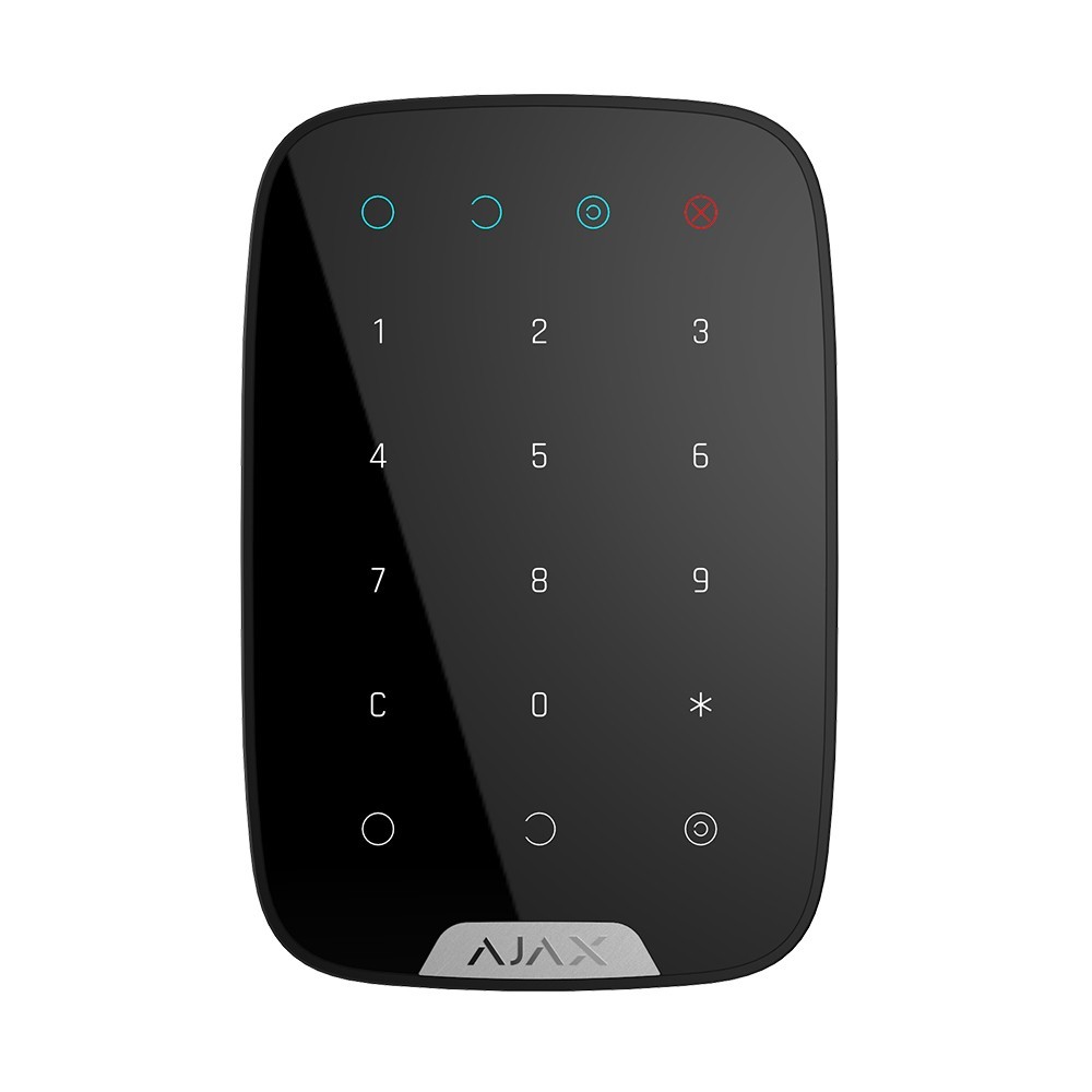 Беспроводная сенсорная клавиатура Ajax KeyPad Black в интернет-магазине, главное фото