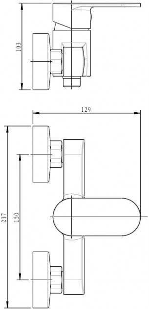 Смеситель для душа Koller Pool Round Arc RA 0400 цена 3555.00 грн - фотография 2