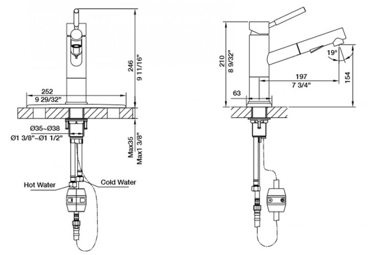 Змішувач Kraus KPF-1750 ціна 0 грн - фотографія 2