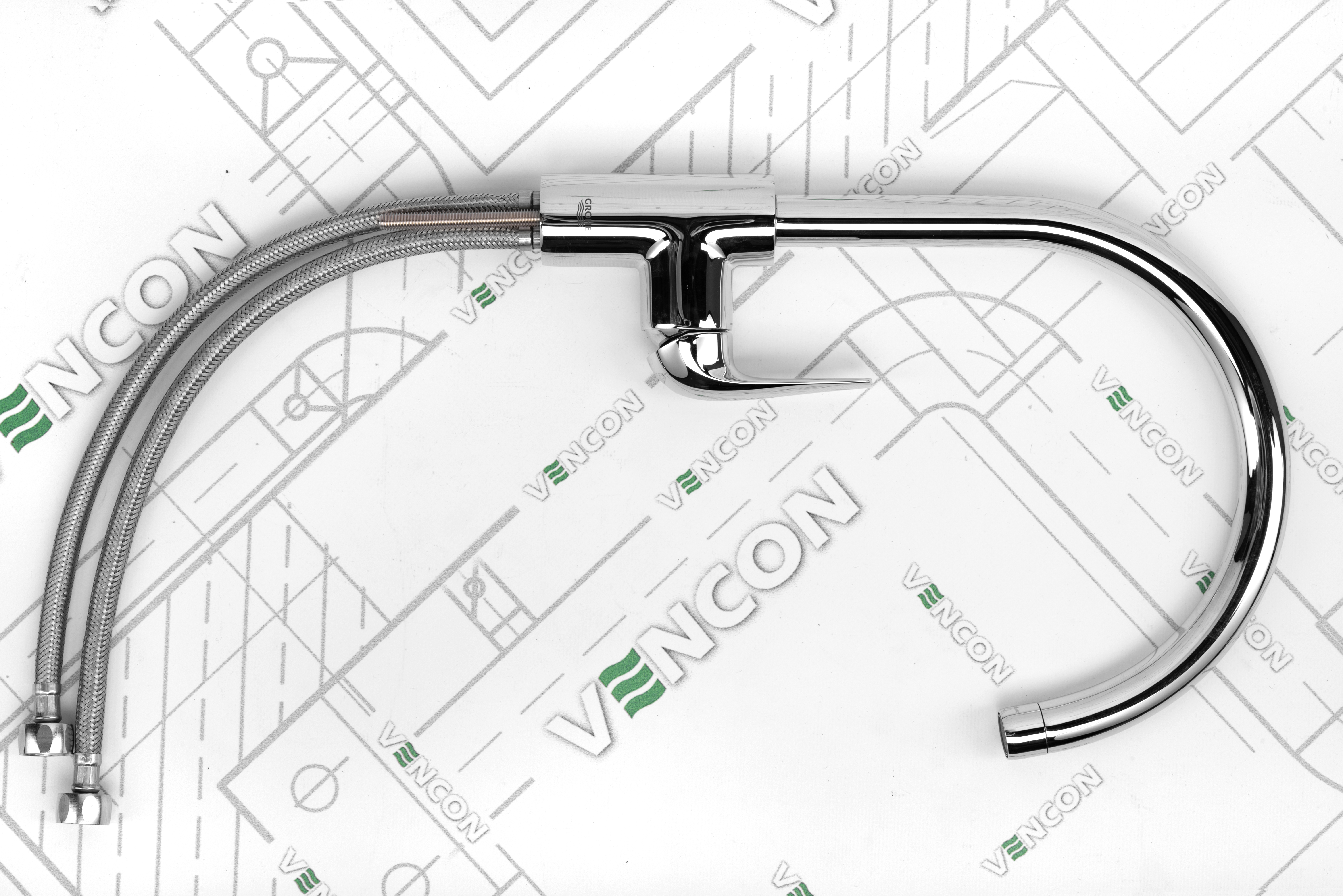 Смеситель для кухни Grohe BauCurve 31231000 цена 4833 грн - фотография 2