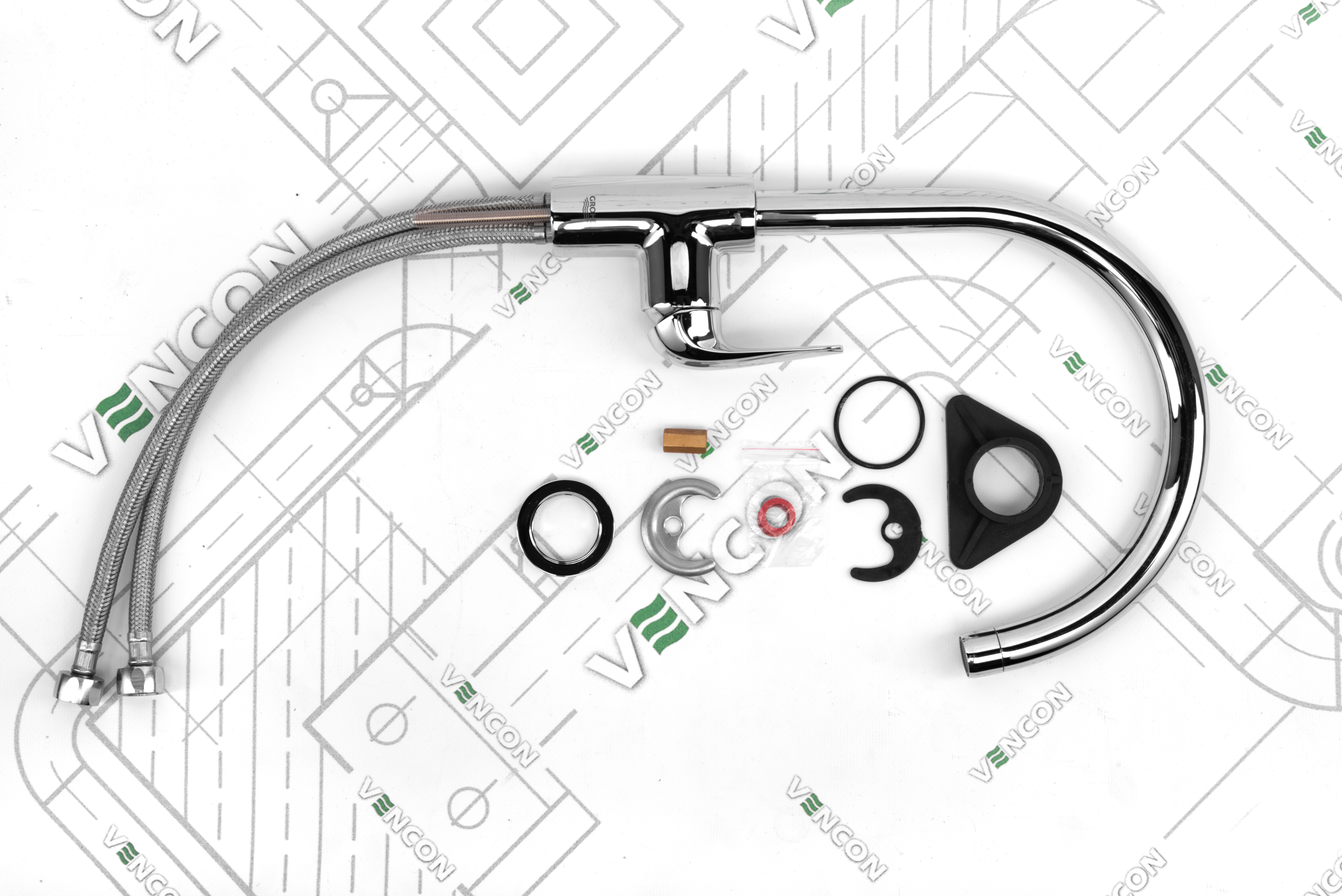 Смеситель для кухни Grohe BauCurve 31231000 отзывы - изображения 5