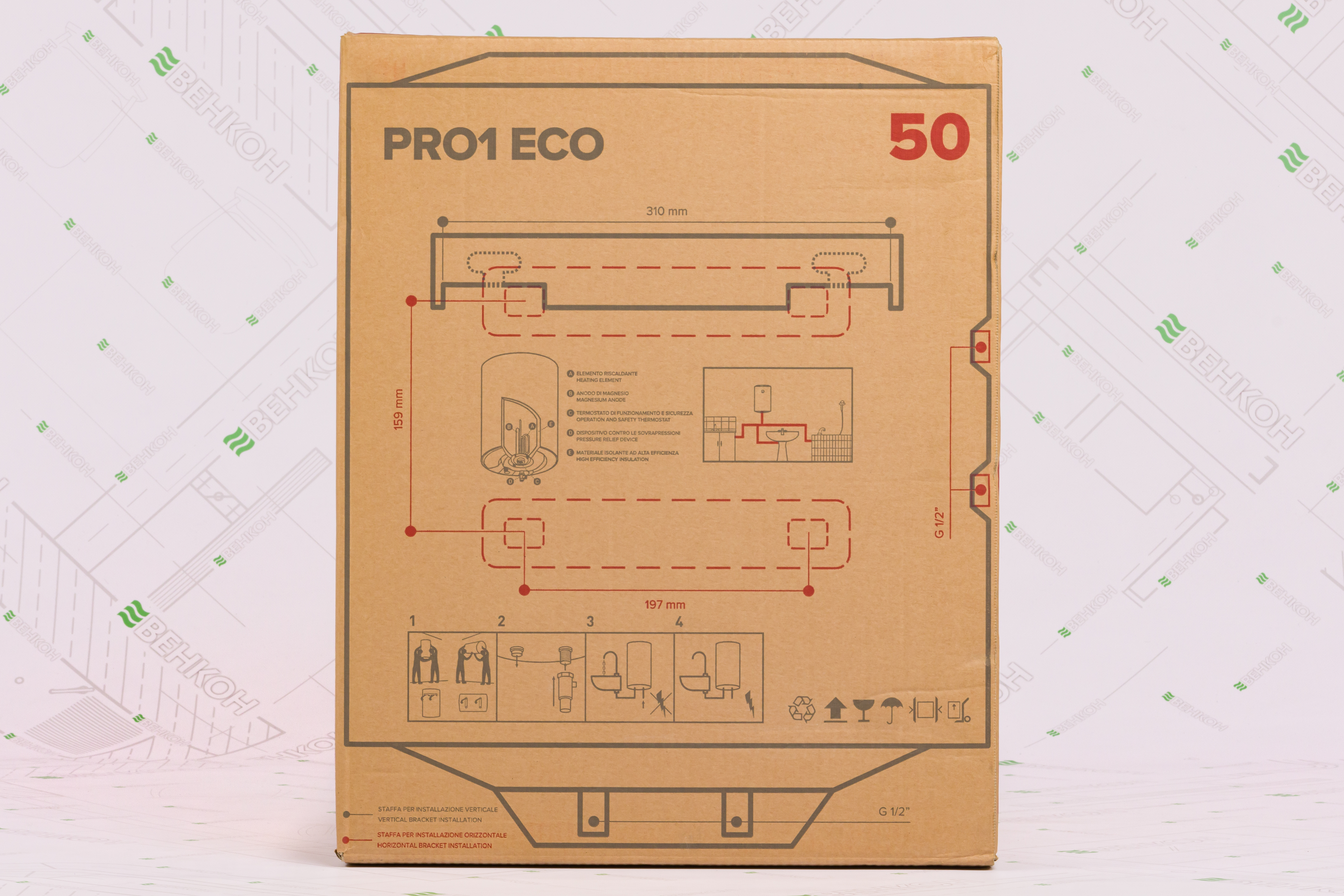 продукт Ariston PRO1 ECO 50 V 1,8K PL DRY (3201854) - фото 14