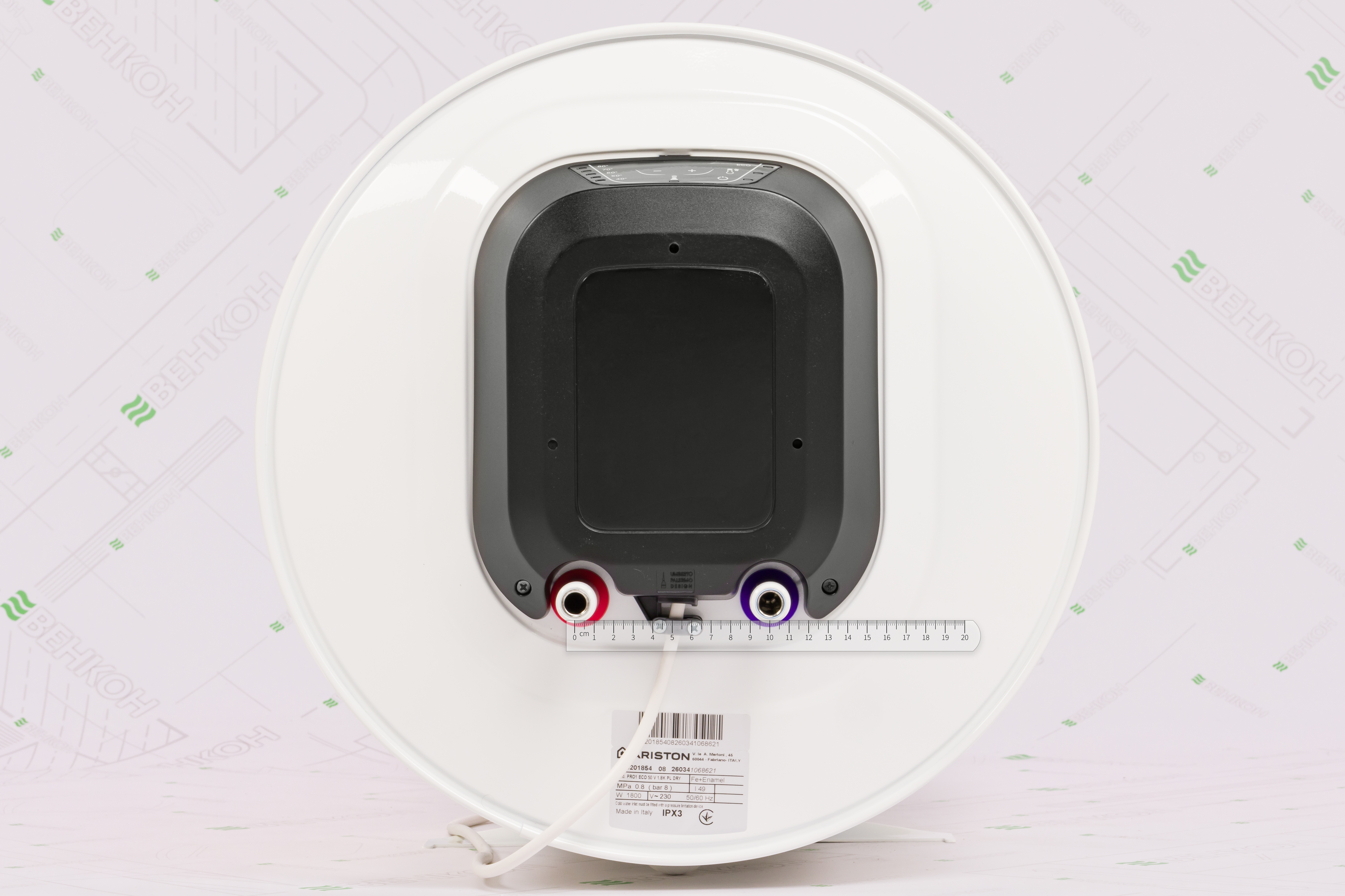 Водонагрівач Ariston PRO1 ECO 50 V 1,8K PL DRY (3201854) зовнішній вигляд - фото 9