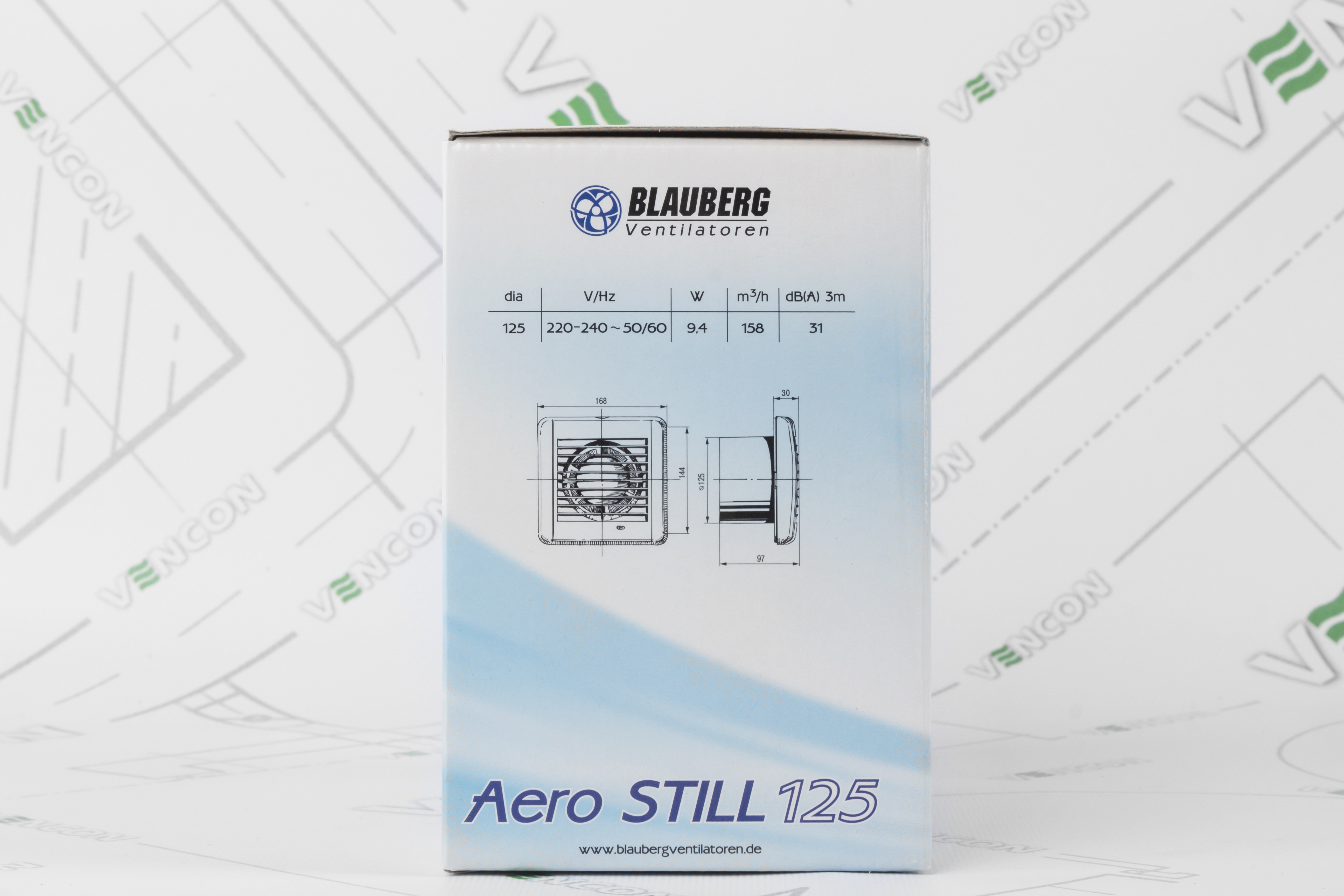 Вытяжной вентилятор Blauberg Aero Still 125 H инструкция - изображение 6