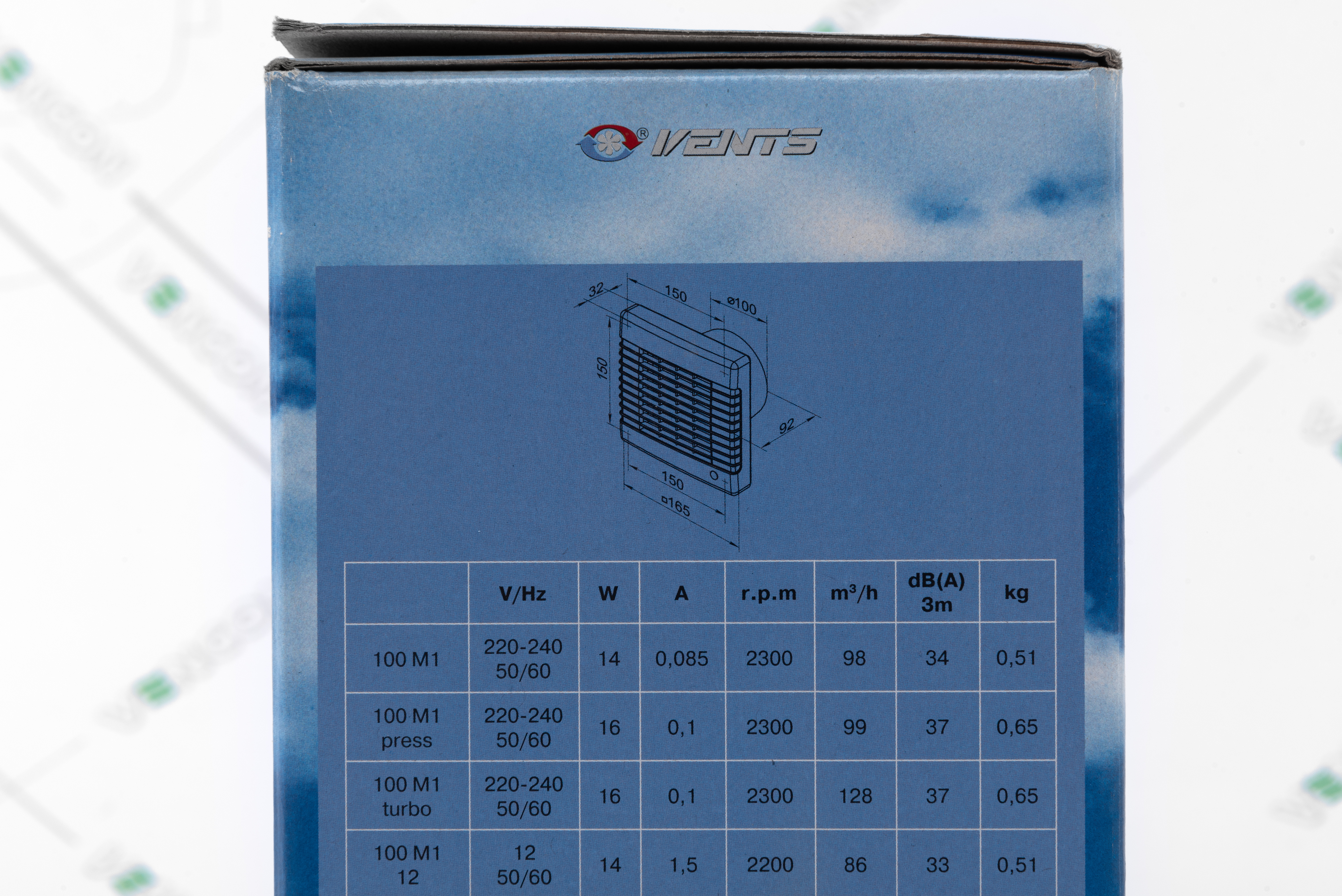 Витяжний вентилятор Вентс 100 М1 Л характеристики - фотографія 7