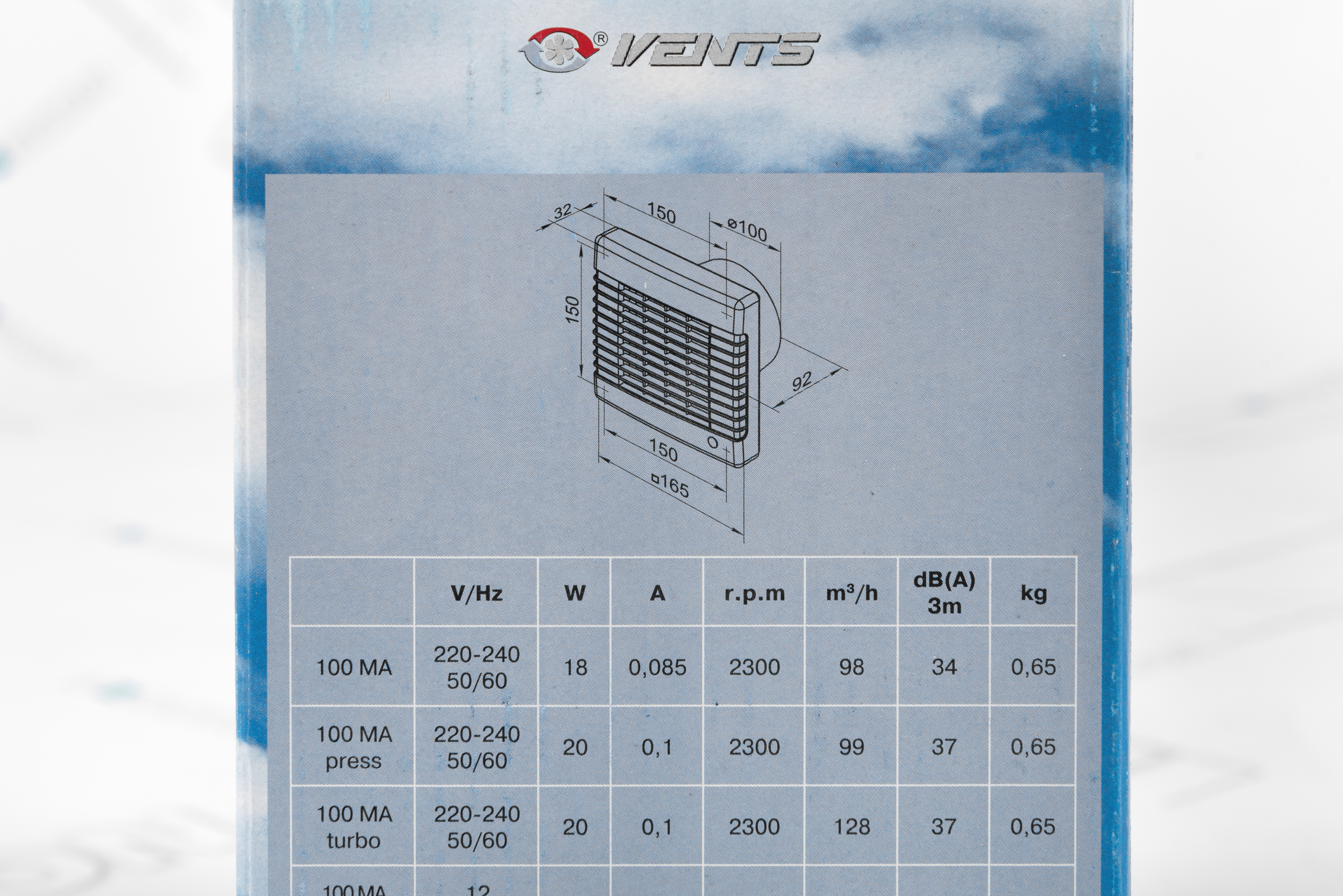 Вытяжной вентилятор Вентс 100 МАТ Л характеристики - фотография 7
