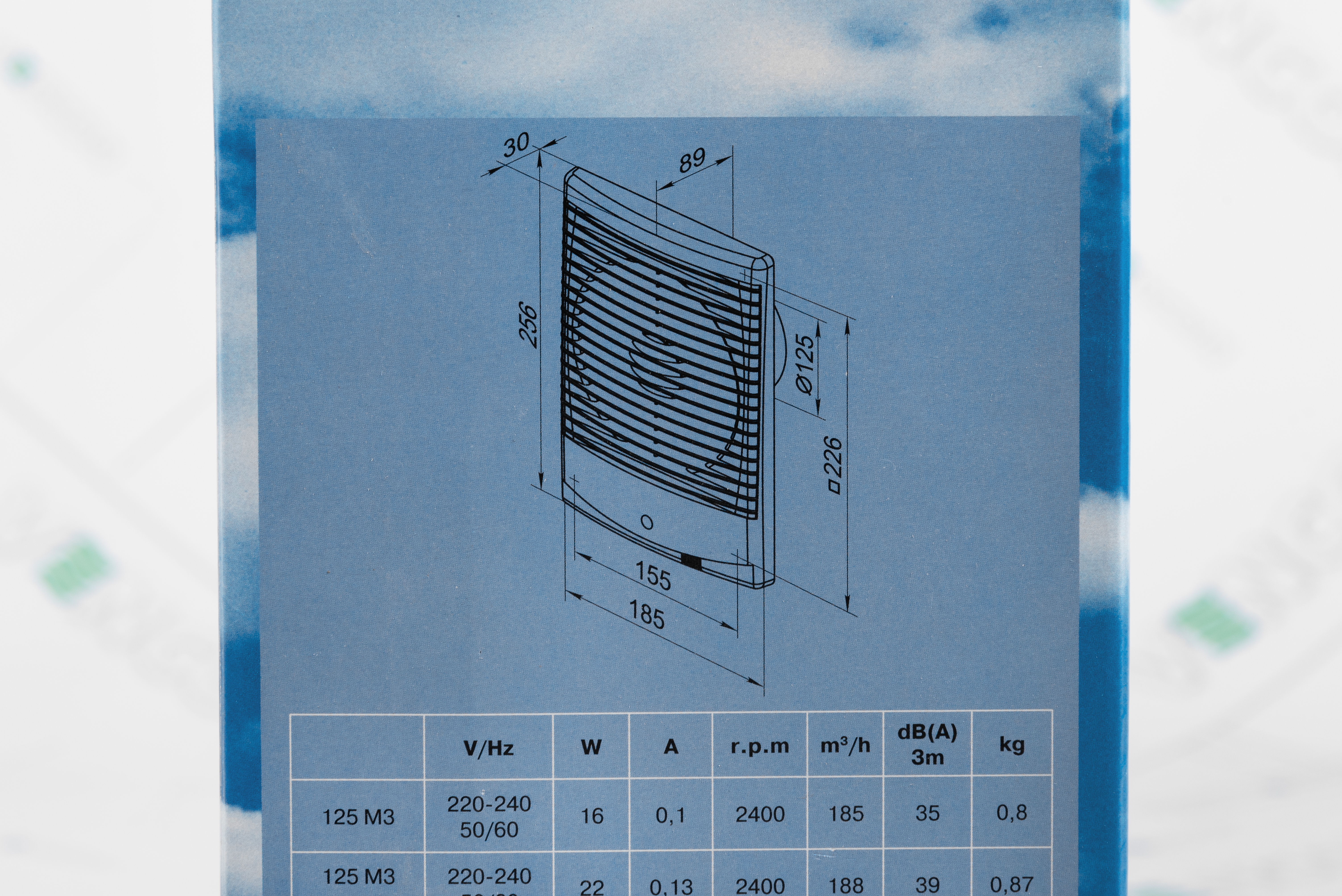 Вытяжной вентилятор Вентс 125 М3 Л Турбо характеристики - фотография 7
