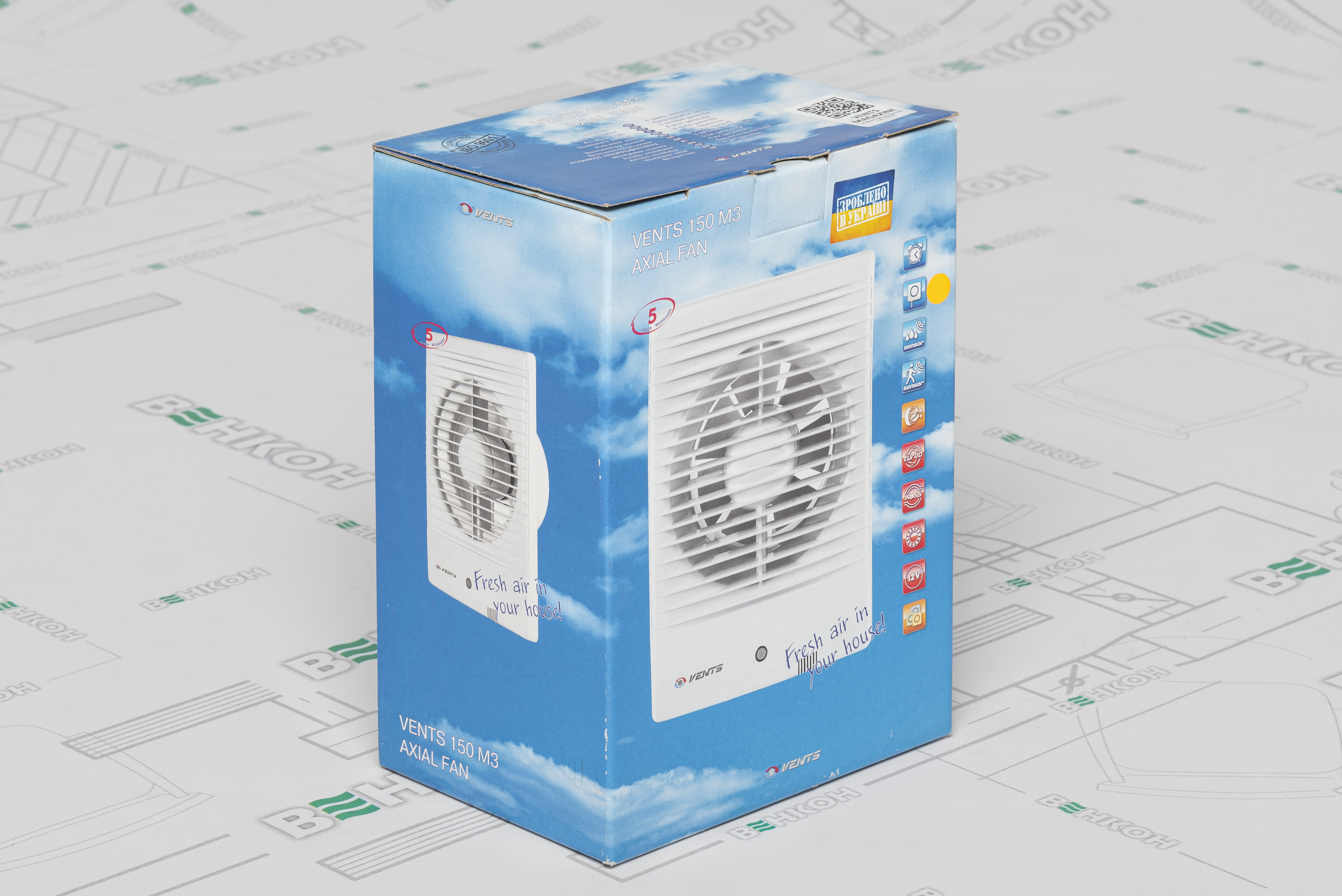 Вытяжной вентилятор Вентс 150 М3В внешний вид - фото 9