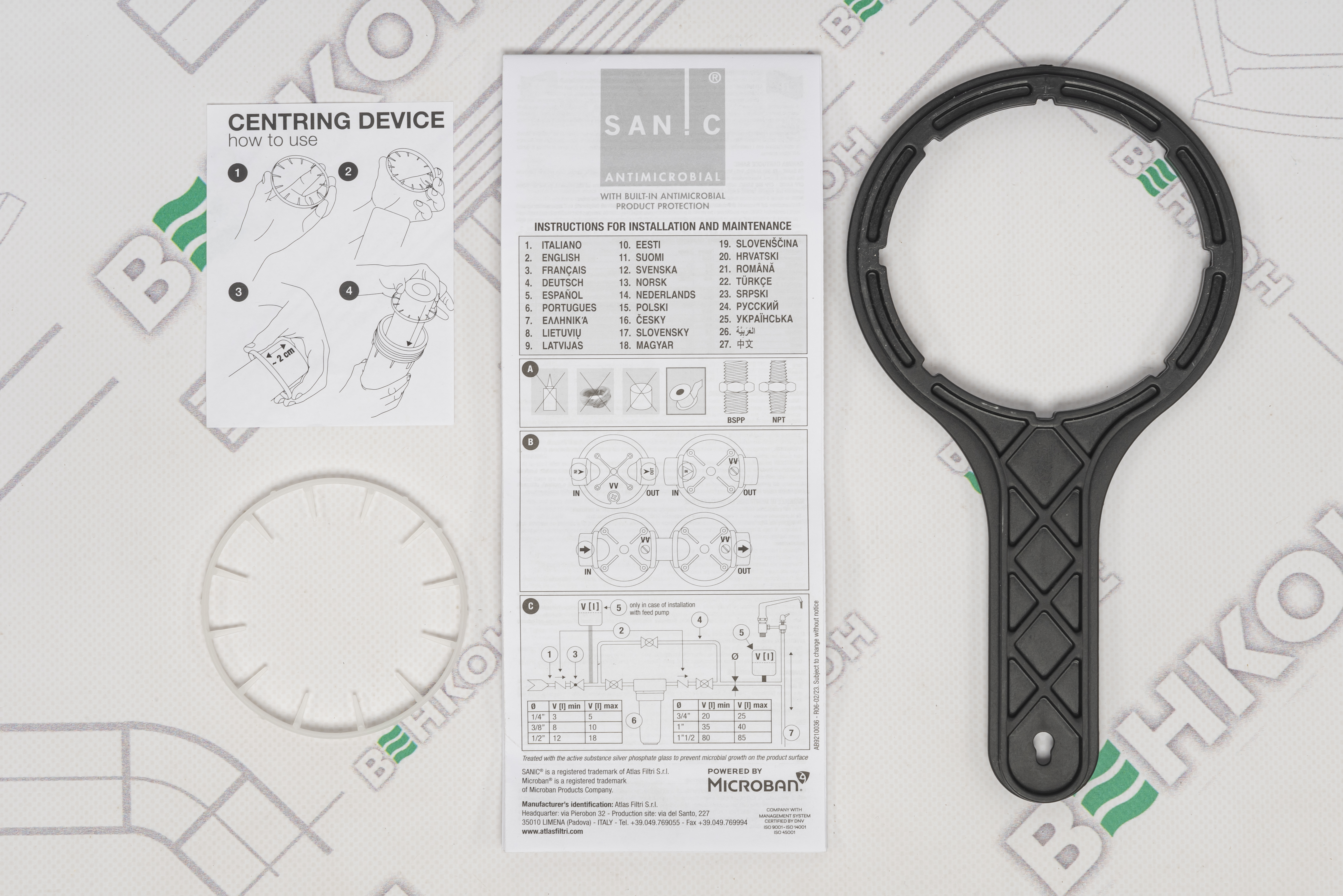 Фільтр Atlas Filtri DP 10 MONO 1/2 SANIC OT KIT (SA1380301) огляд - фото 8