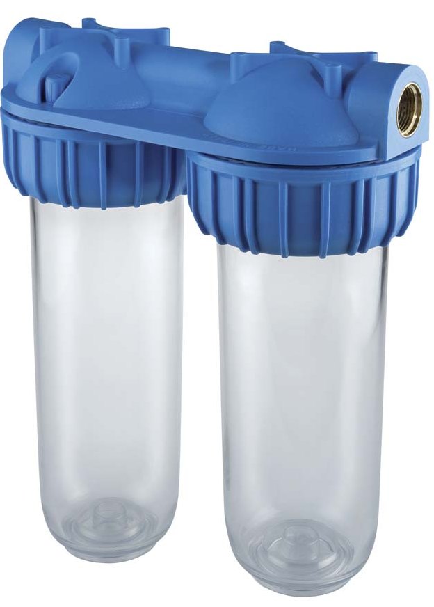 Фильтр для очистки воды от ржавчины и песка Atlas Filtri DUPLEX PLUS 3P AFO SX TS 3/4 (RA112T411)