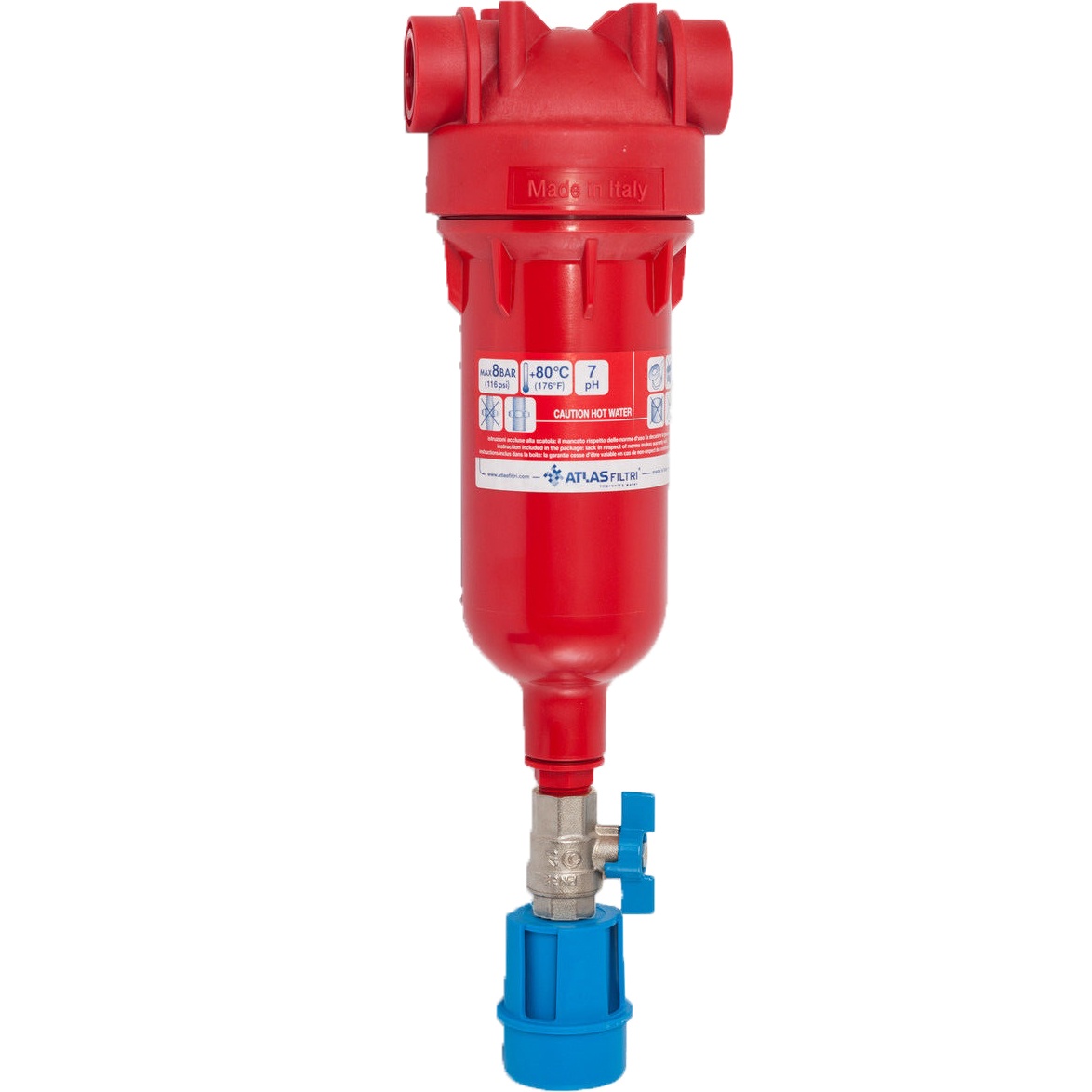 Фільтр для води з ручним промиванням Atlas Filtri Hydra Hot 3/4 RLH 90mcr (RA6000002)