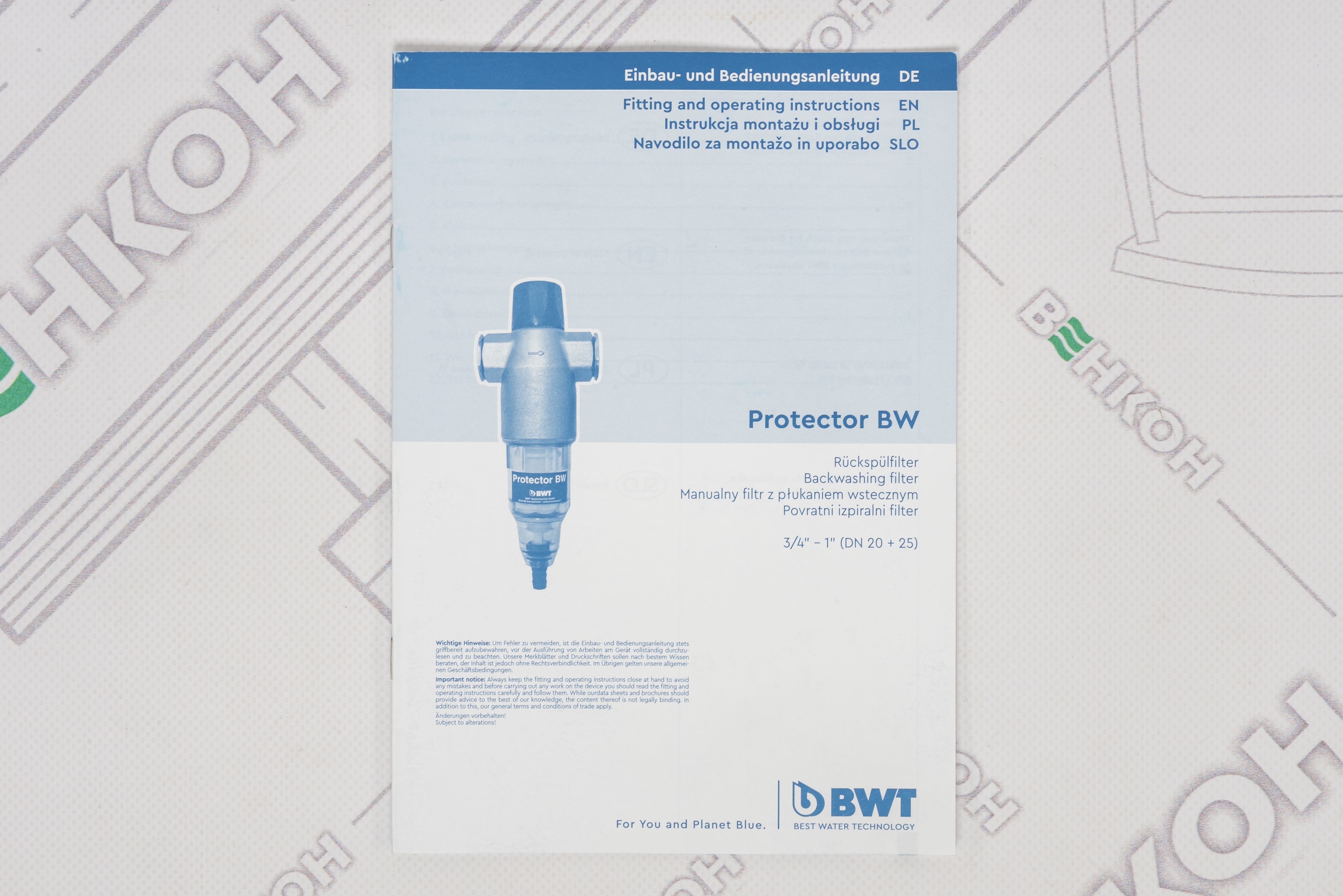 Фільтр BWT Protector BW 1'' огляд - фото 8