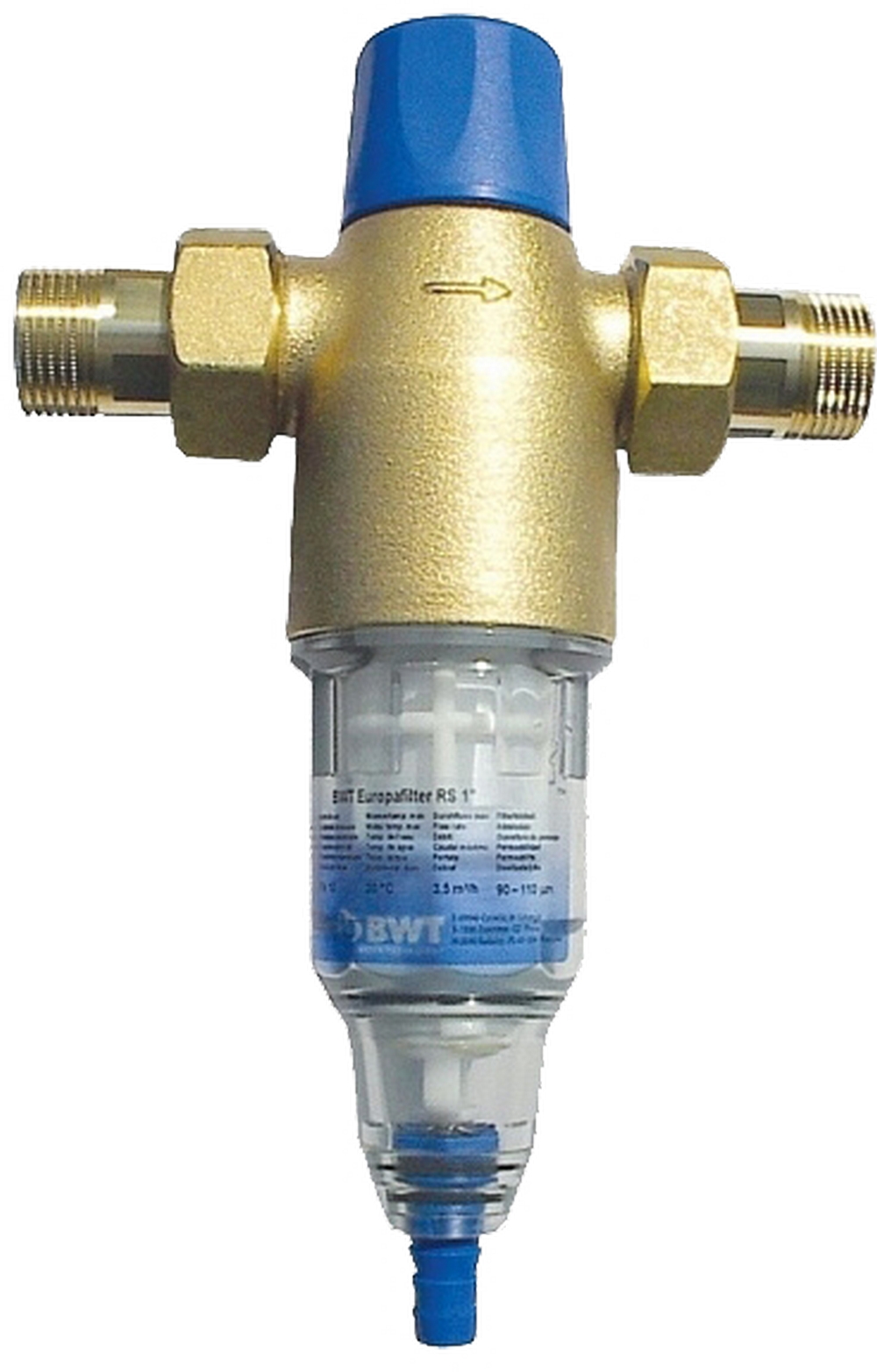 Фільтр з можливістю промивання водою BWT Europafilter RS (RF) 3/4"-1 1/4"