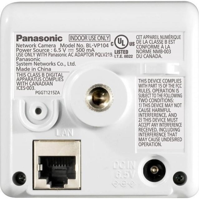 Камера видеонаблюдения Panasonic BL-VP104E цена 4071.53 грн - фотография 2