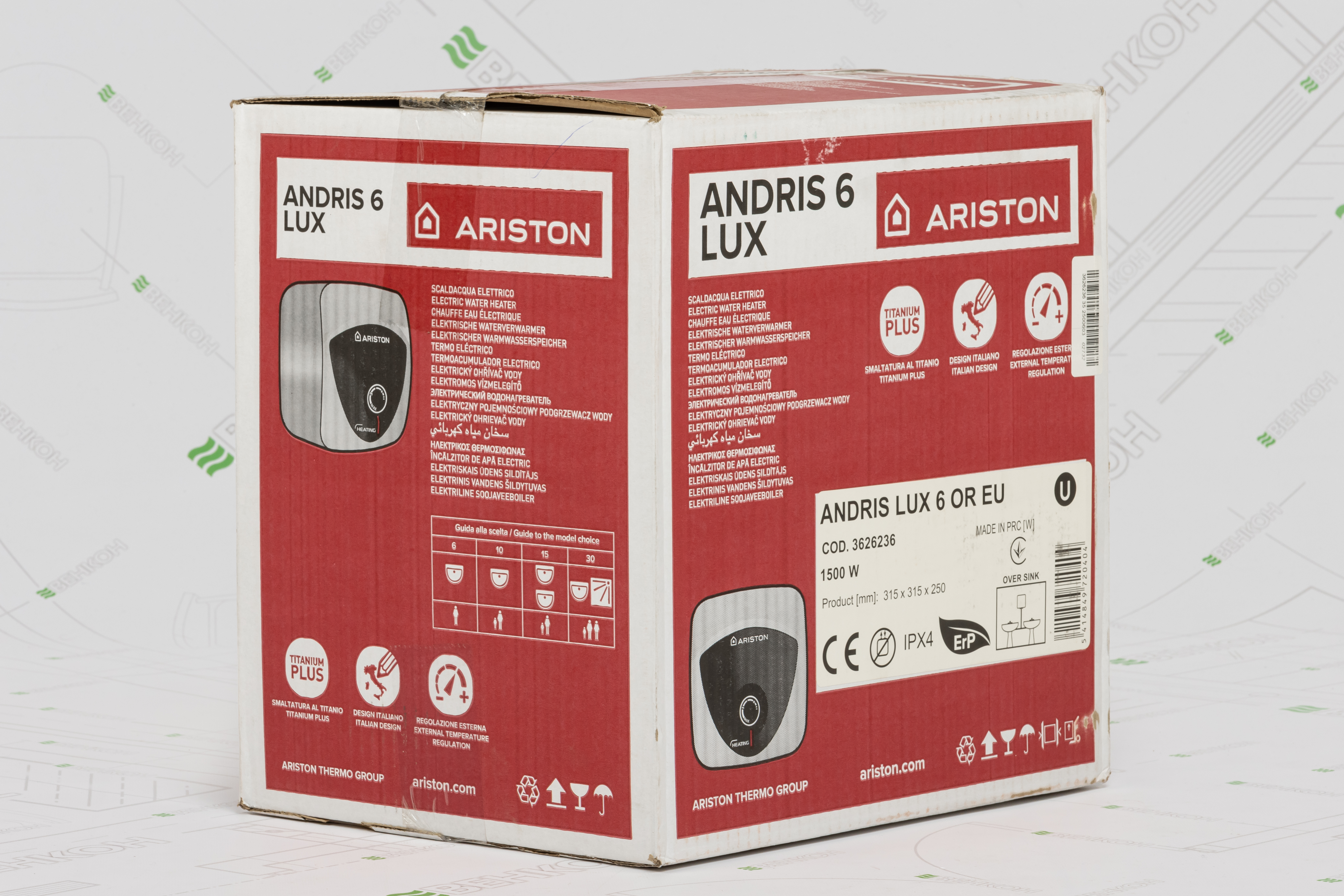 обзор товара Бойлер Ariston Andris Lux 6 OR EU - фотография 12