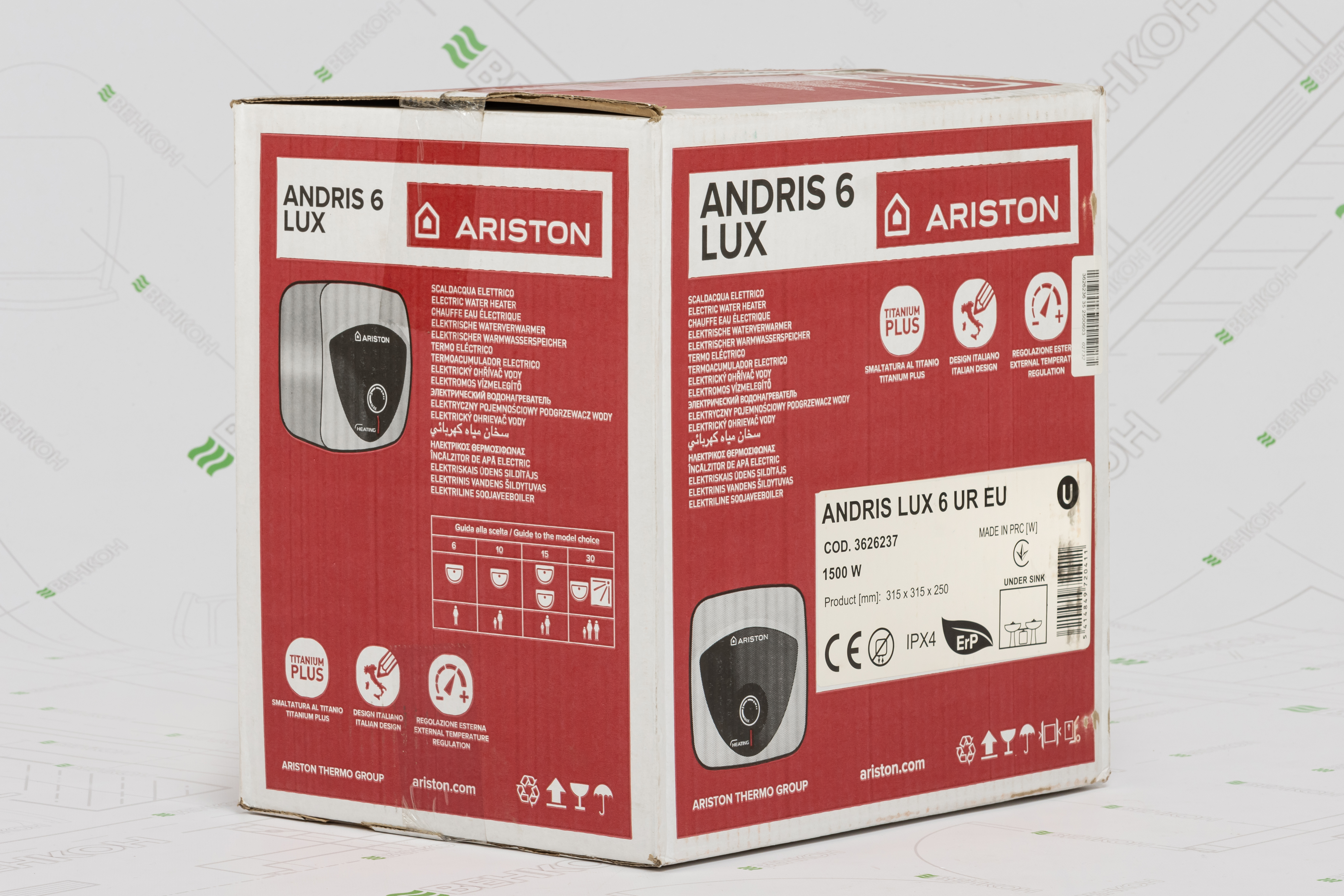 обзор товара Бойлер Ariston Andris Lux 6 UR EU - фотография 12