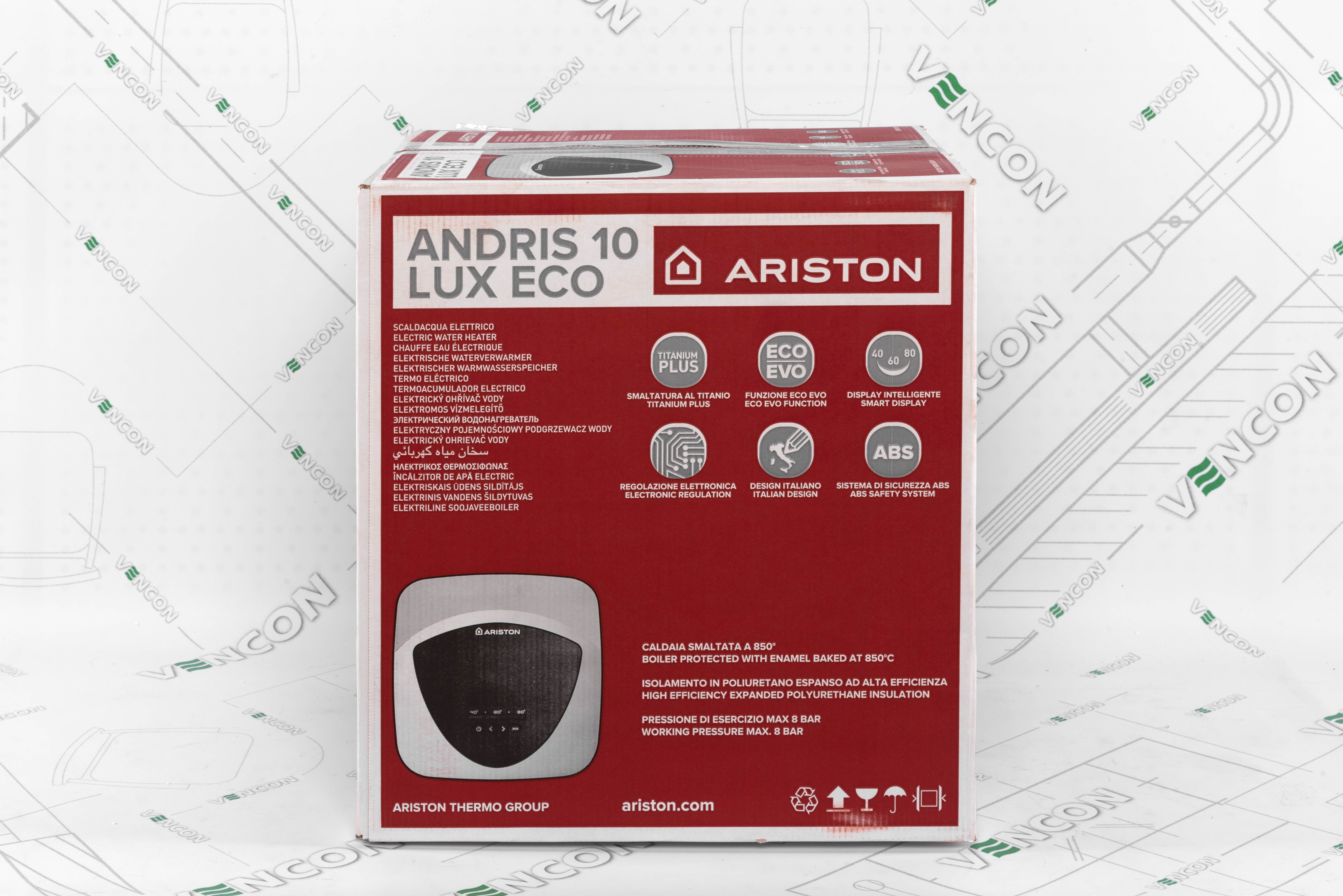 обзор товара Бойлер Ariston Andris Lux Eco 10 PL EU - фотография 12