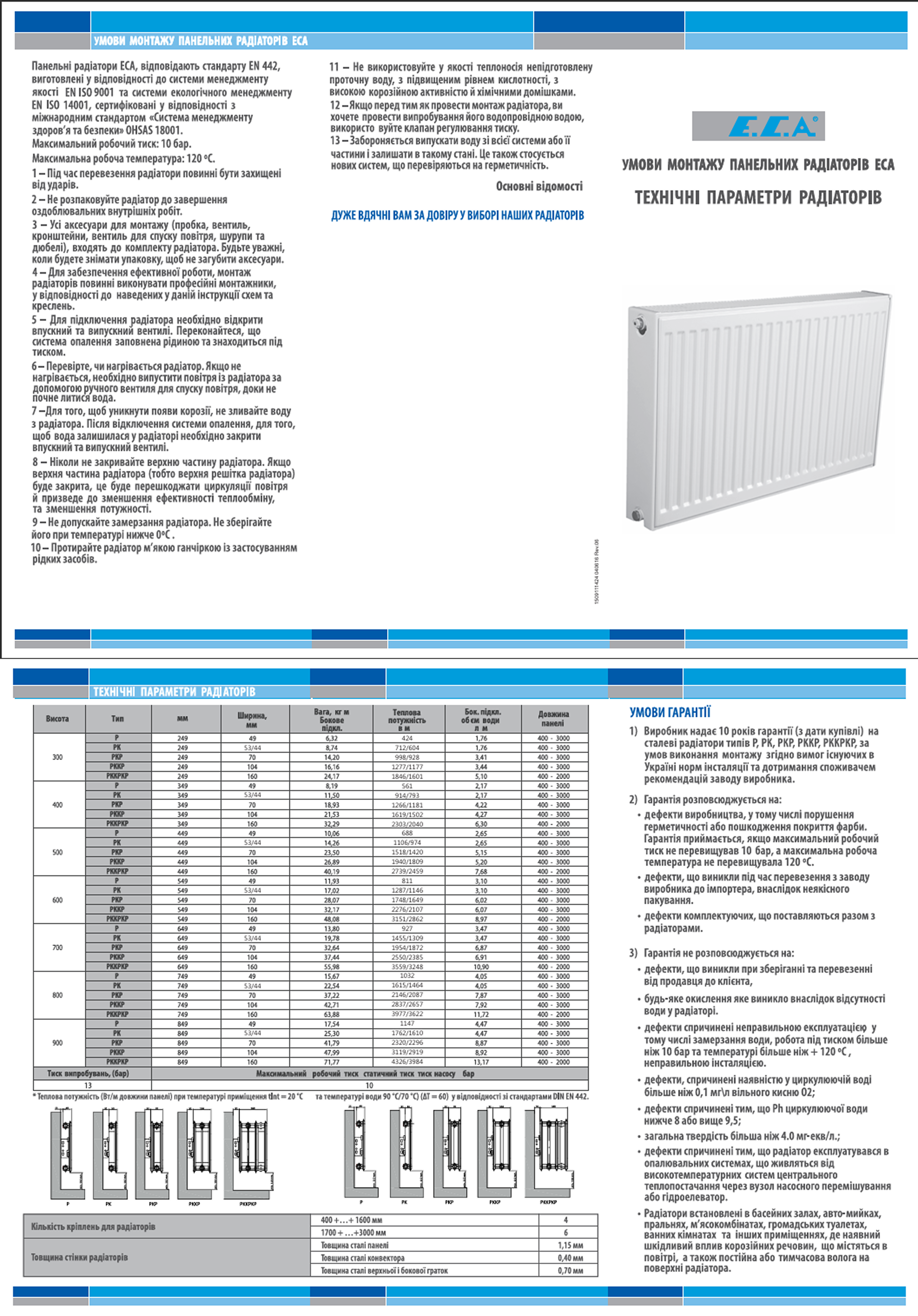 Фото №1 от покупателя Эксперт ВЕНКОН к товару E.C.A. 11 тип Smart 500x800 (SV) нижнее подключение