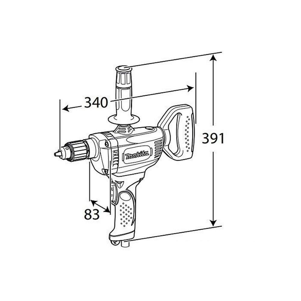 Дриль Makita DS4010 ціна 0.00 грн - фотографія 2