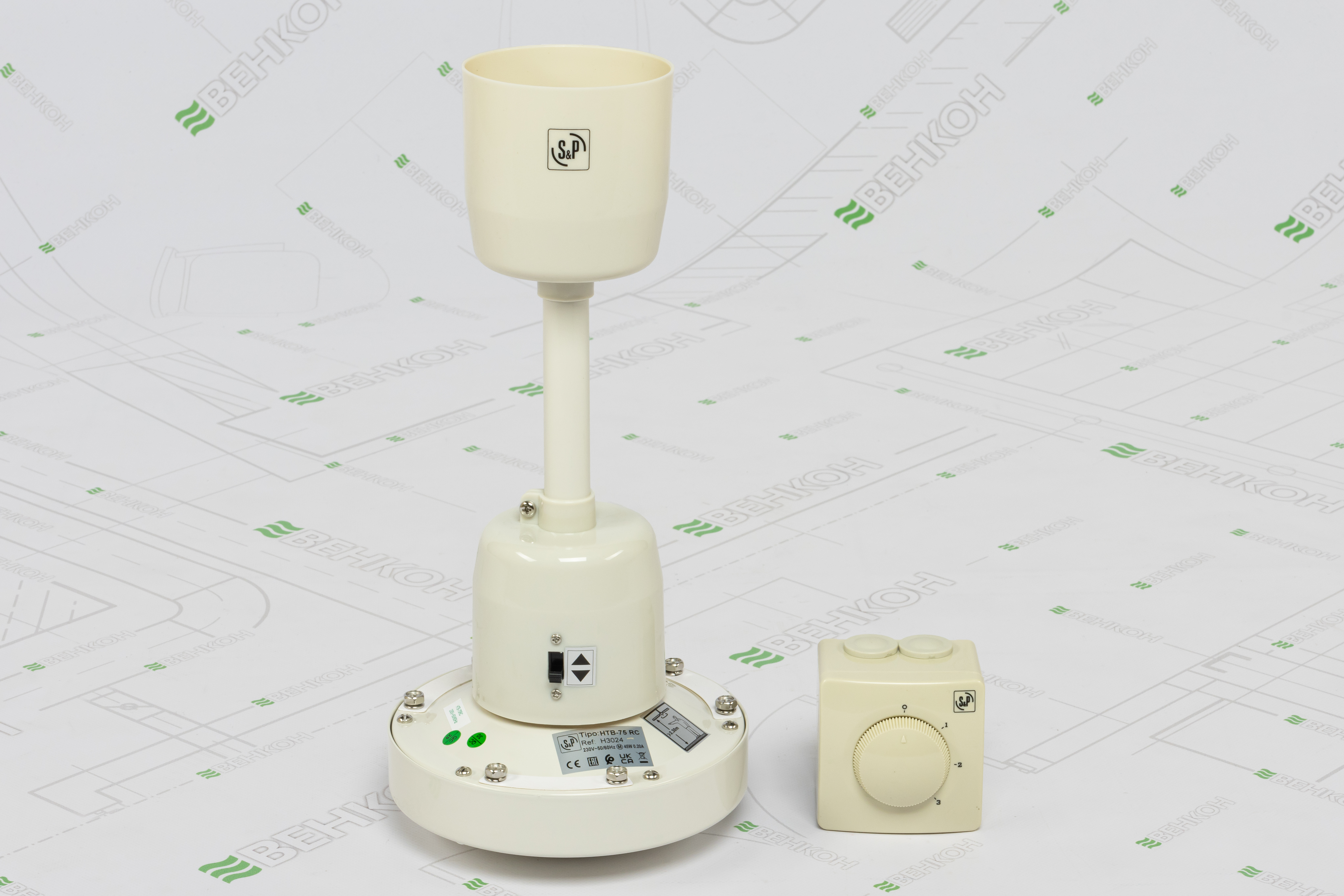 Стельовий вентилятор Soler&Palau HTB-75 RC ціна 6791 грн - фотографія 2