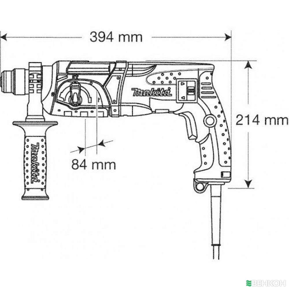 ᐉ Перфоратор Makita HR2470 купить по цене 7 838 грн. в Киеве и Львове ...