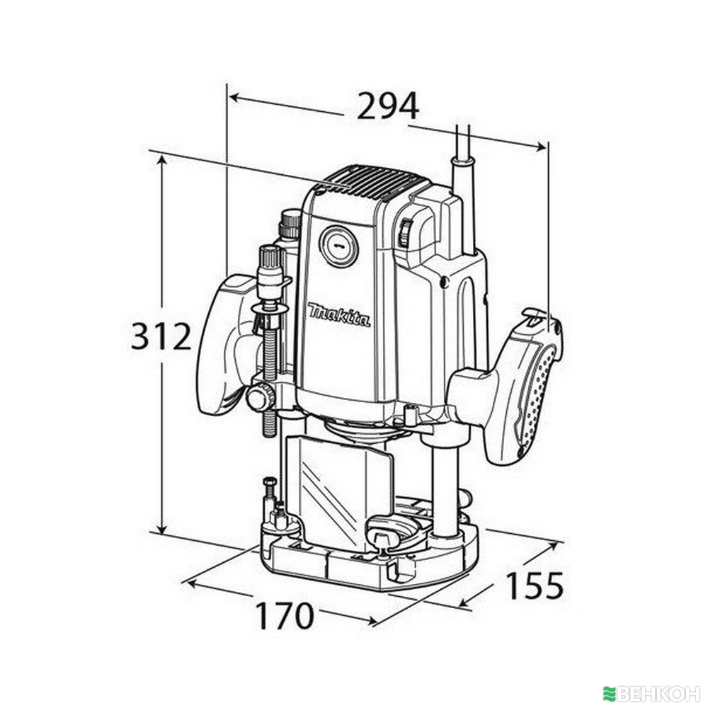 ᐉ Фрезер Makita RP2301FCX купить по цене 18 468 грн. в Киеве и Львове ...