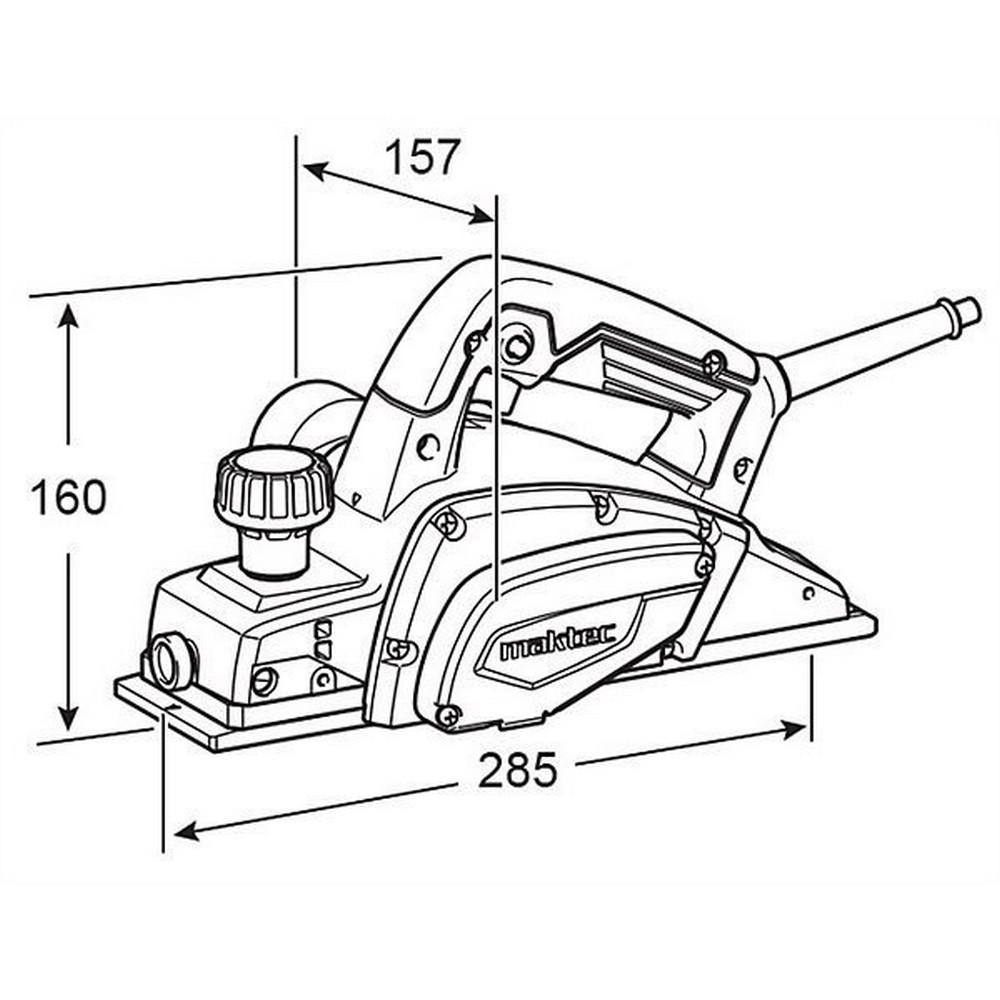 Електрорубанок Maktec MT191 ціна 0.00 грн - фотографія 2