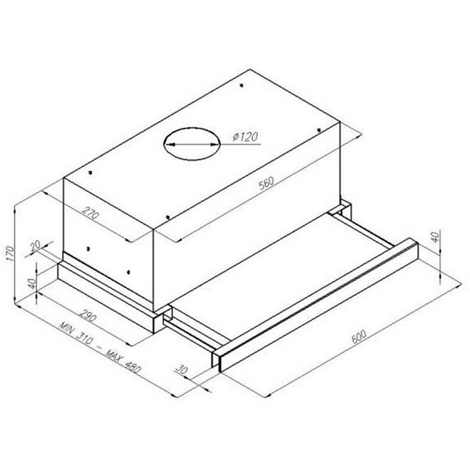 Кухонная вытяжка Perfelli TL 6112 IV Led отзывы - изображения 5