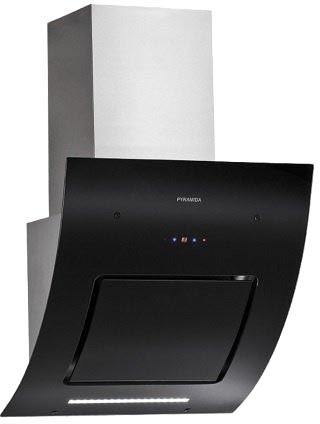 Кухонна витяжка Pyramida HES 30 (G-600 MM) Black в інтернет-магазині, головне фото
