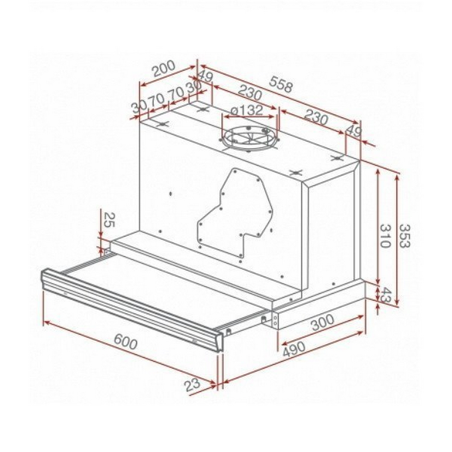 Кухонная вытяжка Teka TL1 62 НЕРЖ цена 0.00 грн - фотография 2