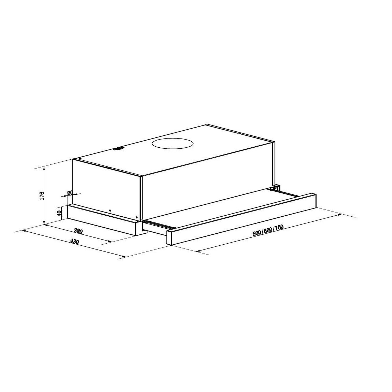 Кухонная вытяжка Universo GH-625-WH (GH-625-WH) цена 0 грн - фотография 2