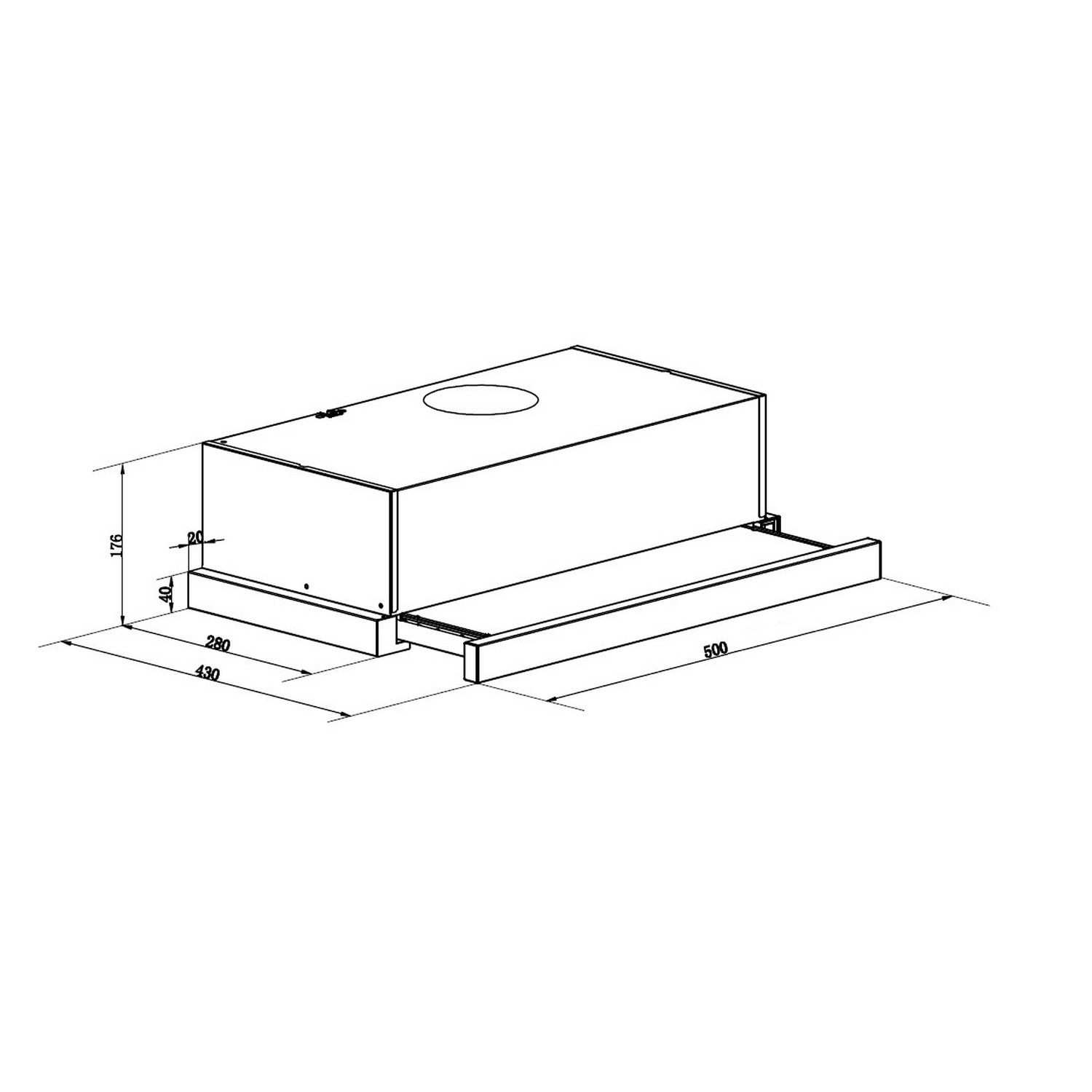 Кухонная вытяжка Universo GH-525-X (GH-525-X) цена 0 грн - фотография 2