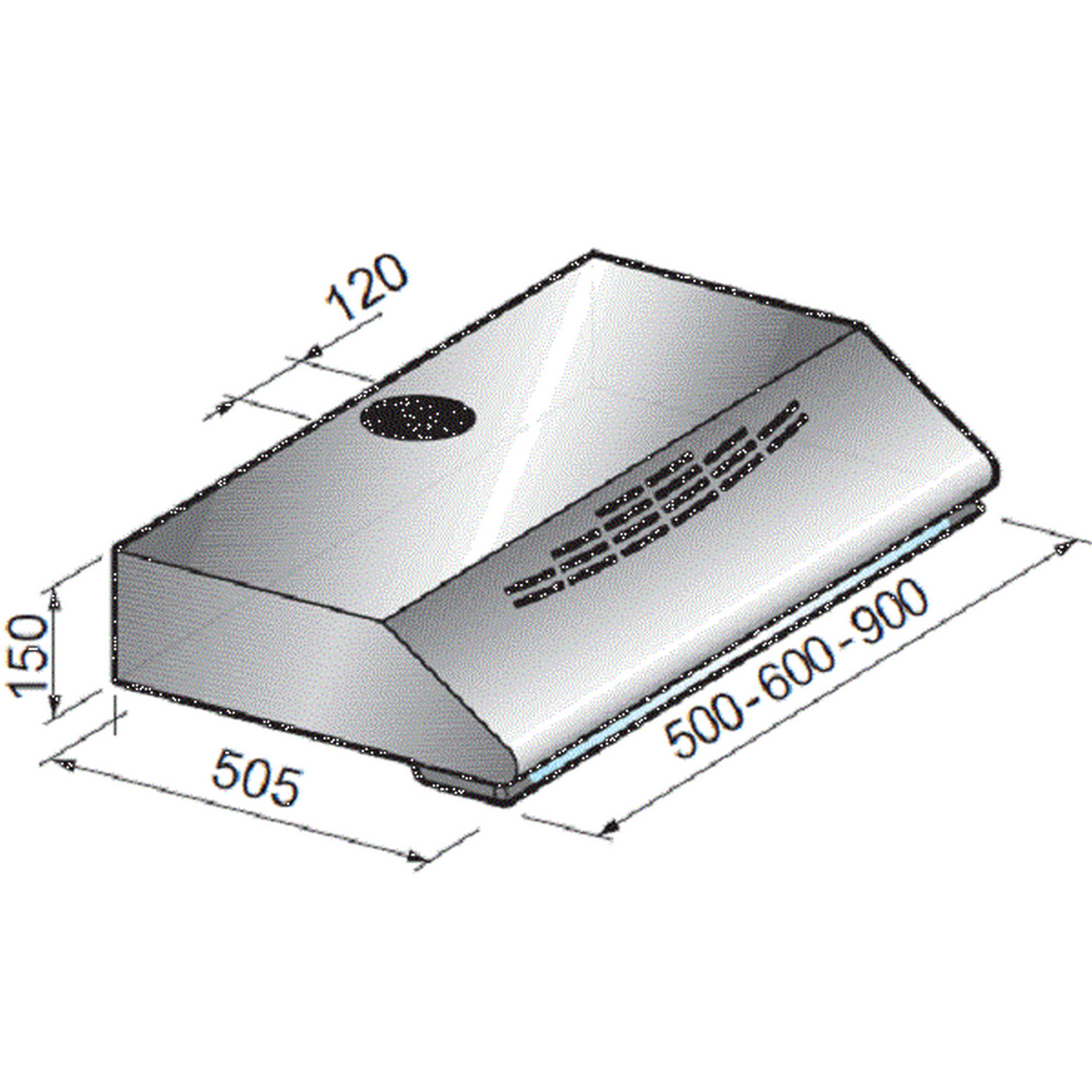 Кухонная вытяжка Zirtal Panel 60 IX цена 0.00 грн - фотография 2