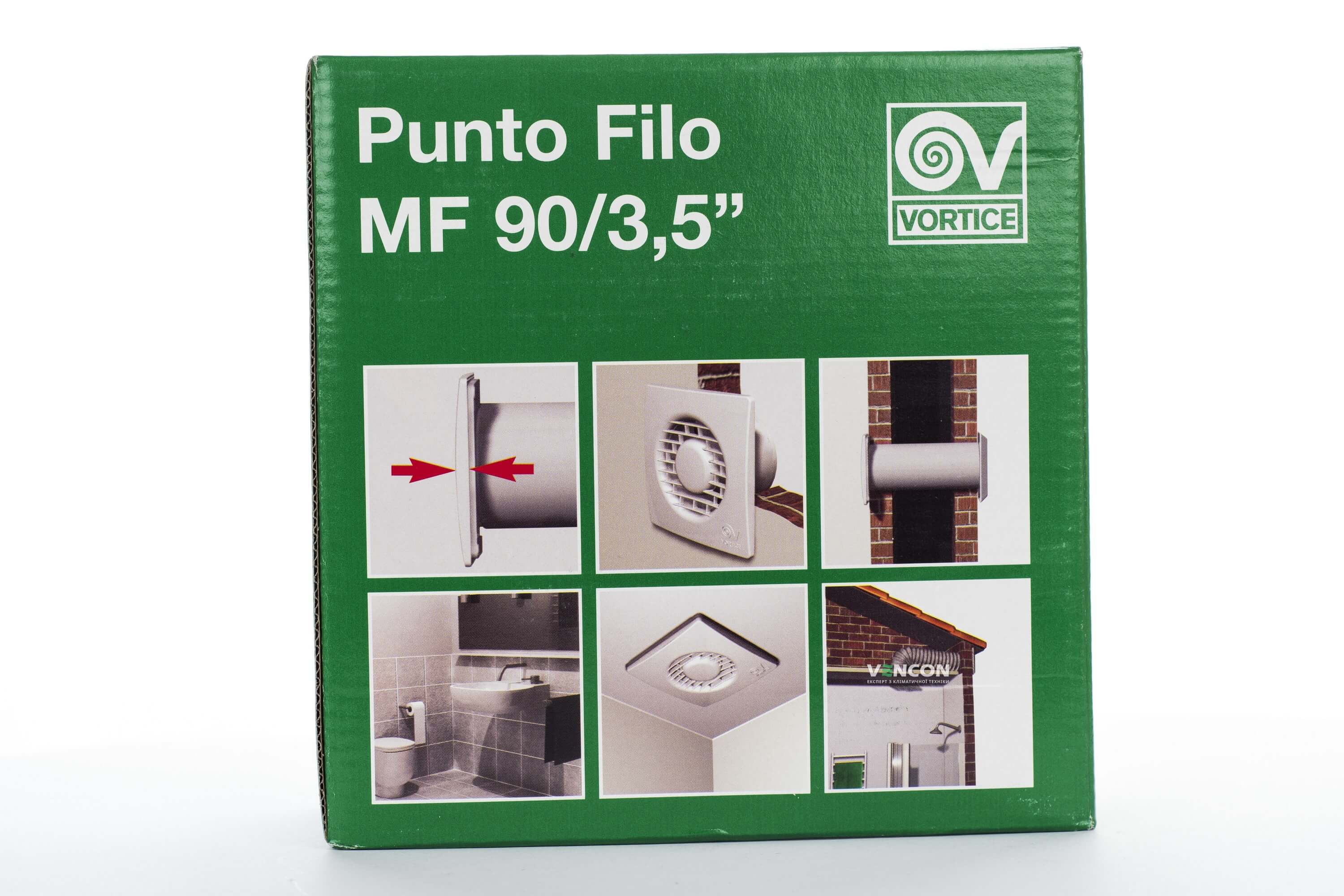 Вытяжной вентилятор Vortice Punto Filo MF 90/3.5 T цена 3351.00 грн - фотография 2