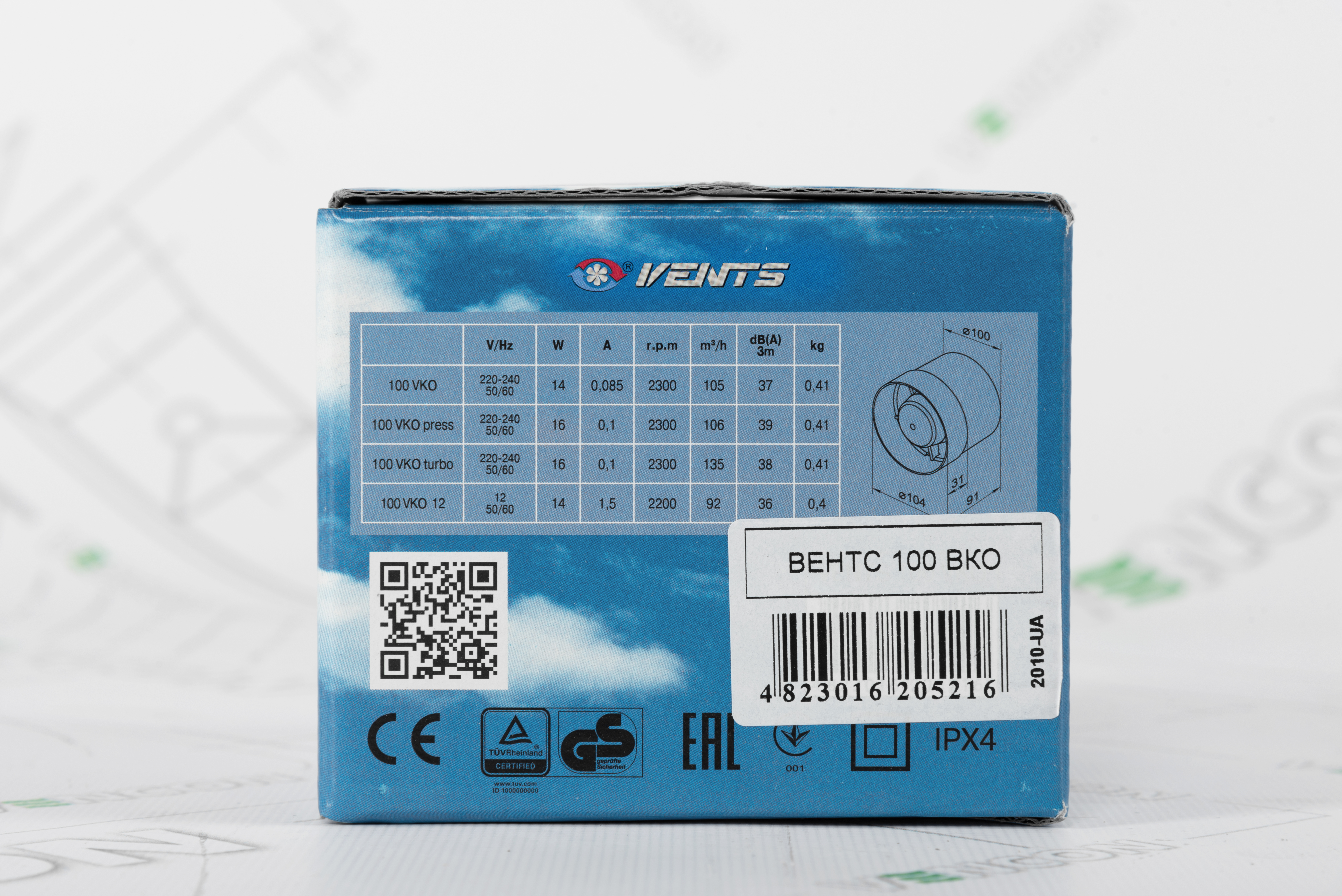 Канальный вентилятор Вентс 100 ВКО инструкция - изображение 6