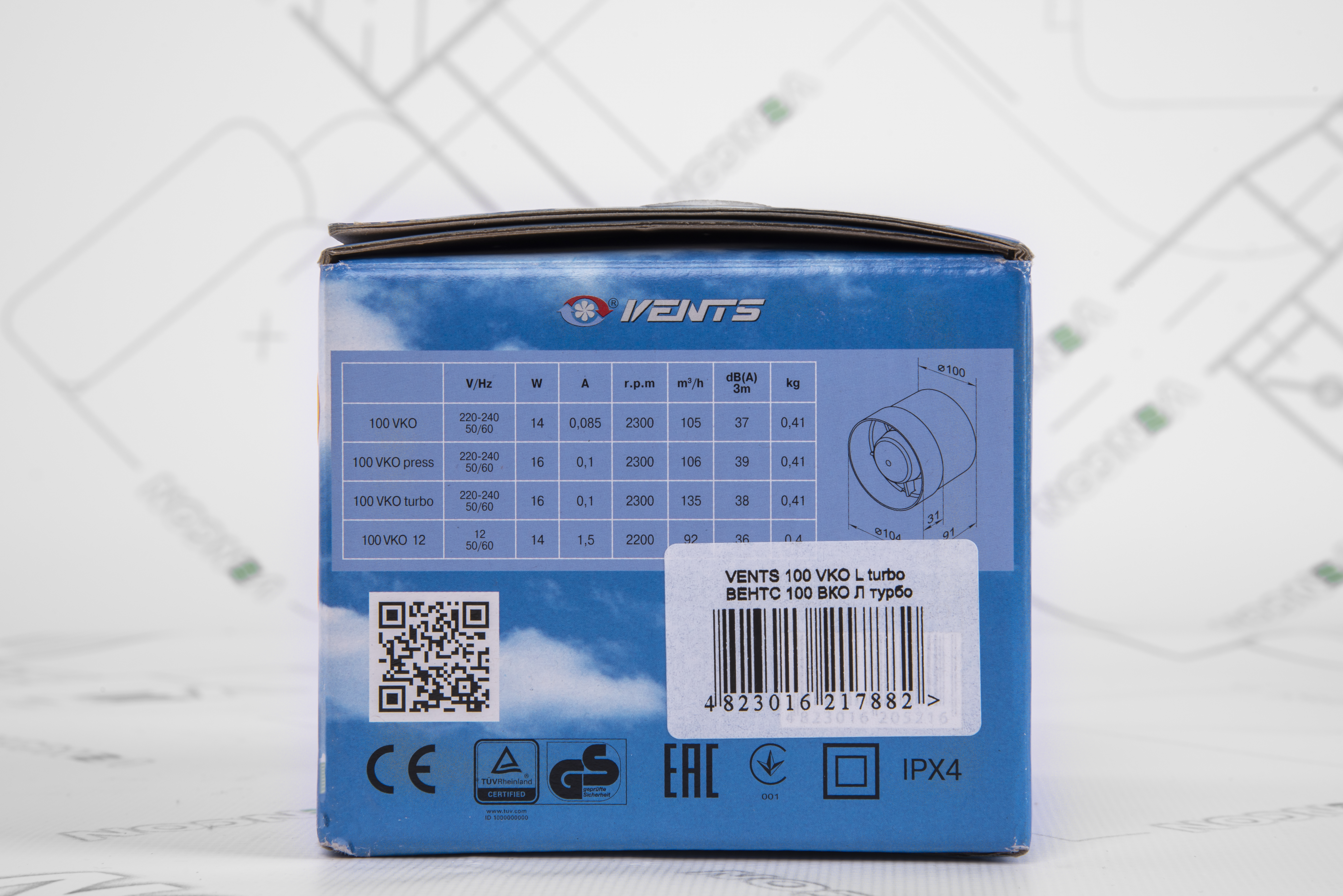 Канальный вентилятор Вентс 100 ВКО Л турбо инструкция - изображение 6