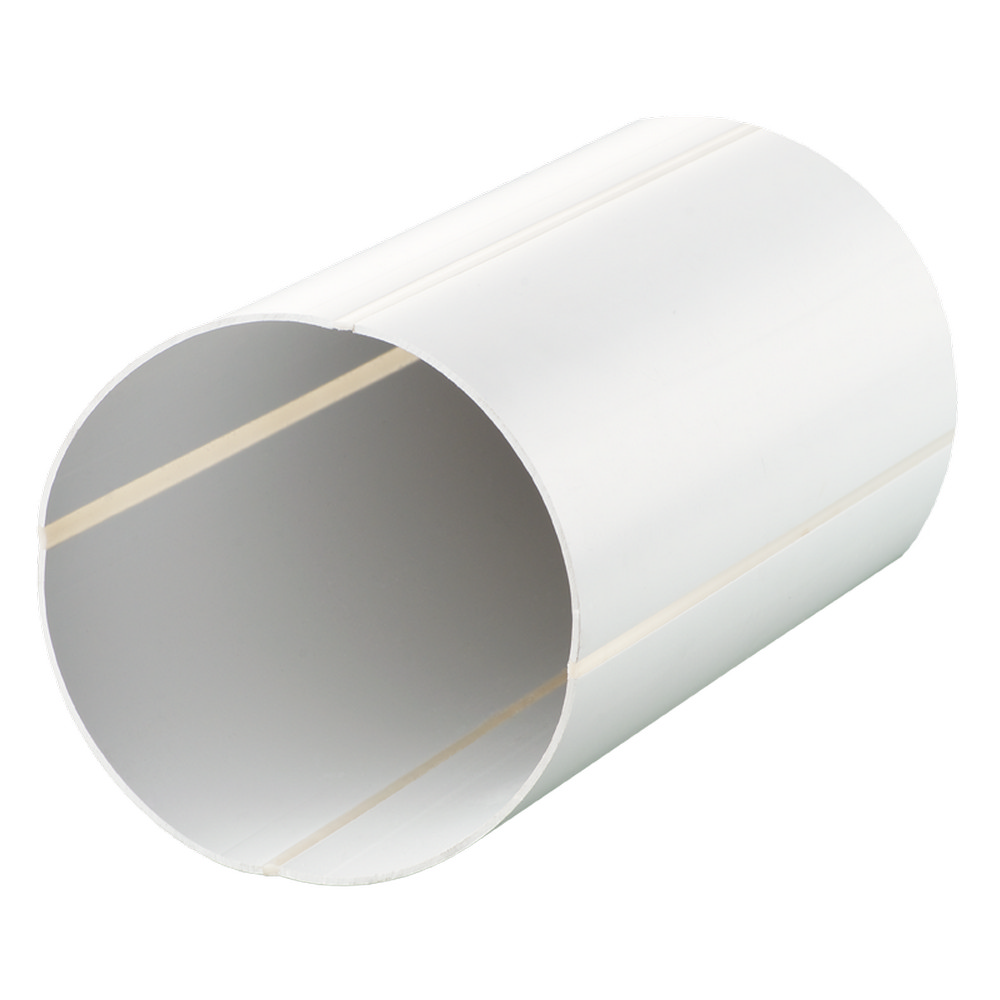 Вентиляционная труба пластиковая Вентс Пластивент 1010-1, (d100, 1м)