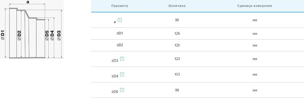 Перехідник Вентс Пластивент 2118 ціна 79 грн - фотографія 2