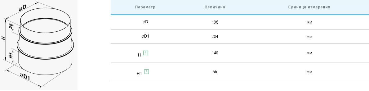 Перехідник Вентс РМ 198/204 ціна 1076 грн - фотографія 2