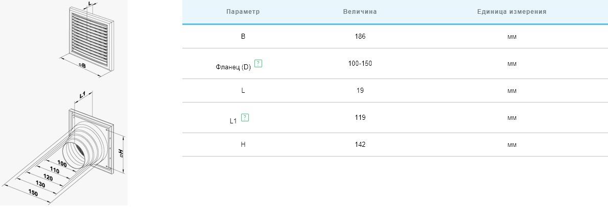 в продаже Решетка вентиляционная Вентс МВ 121 ВНс - фото 3