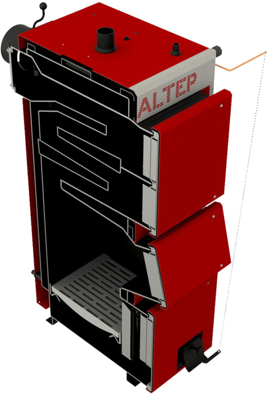 Твердопаливний котел Altep Duo Uni Plus KT-2E-NM 27 (комплект ручний) в інтернет-магазині, головне фото