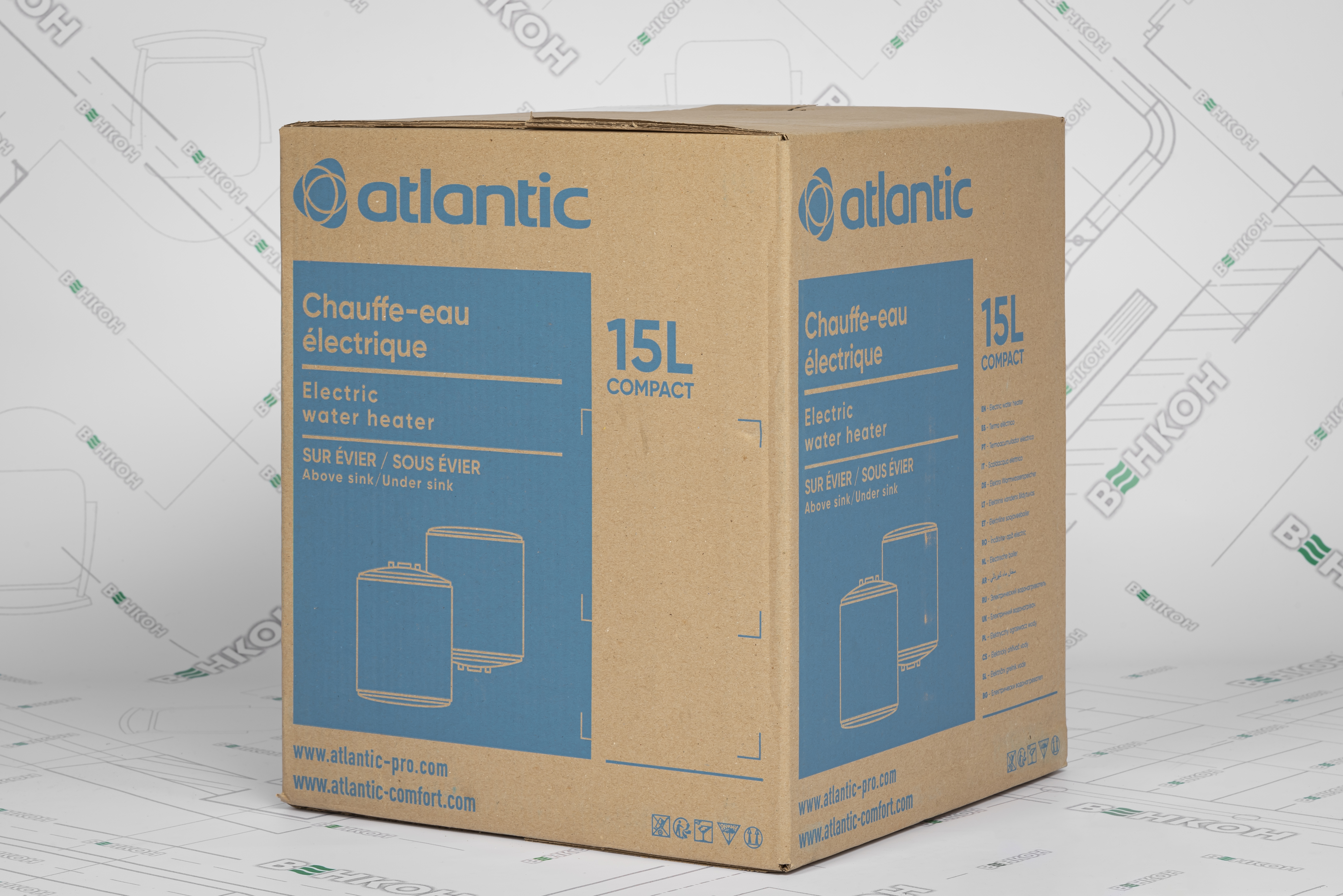 огляд товару Водонагрівач Atlantic O'Pro Compact PC 15 SB - фотографія 12