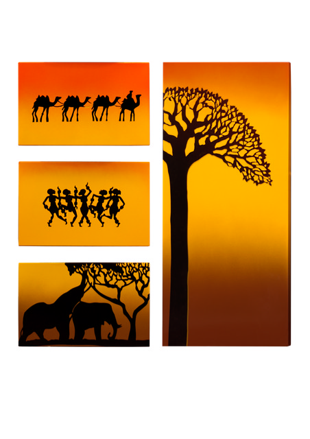 Панельный обогреватель Uden-S Африка квадриптих в интернет-магазине, главное фото